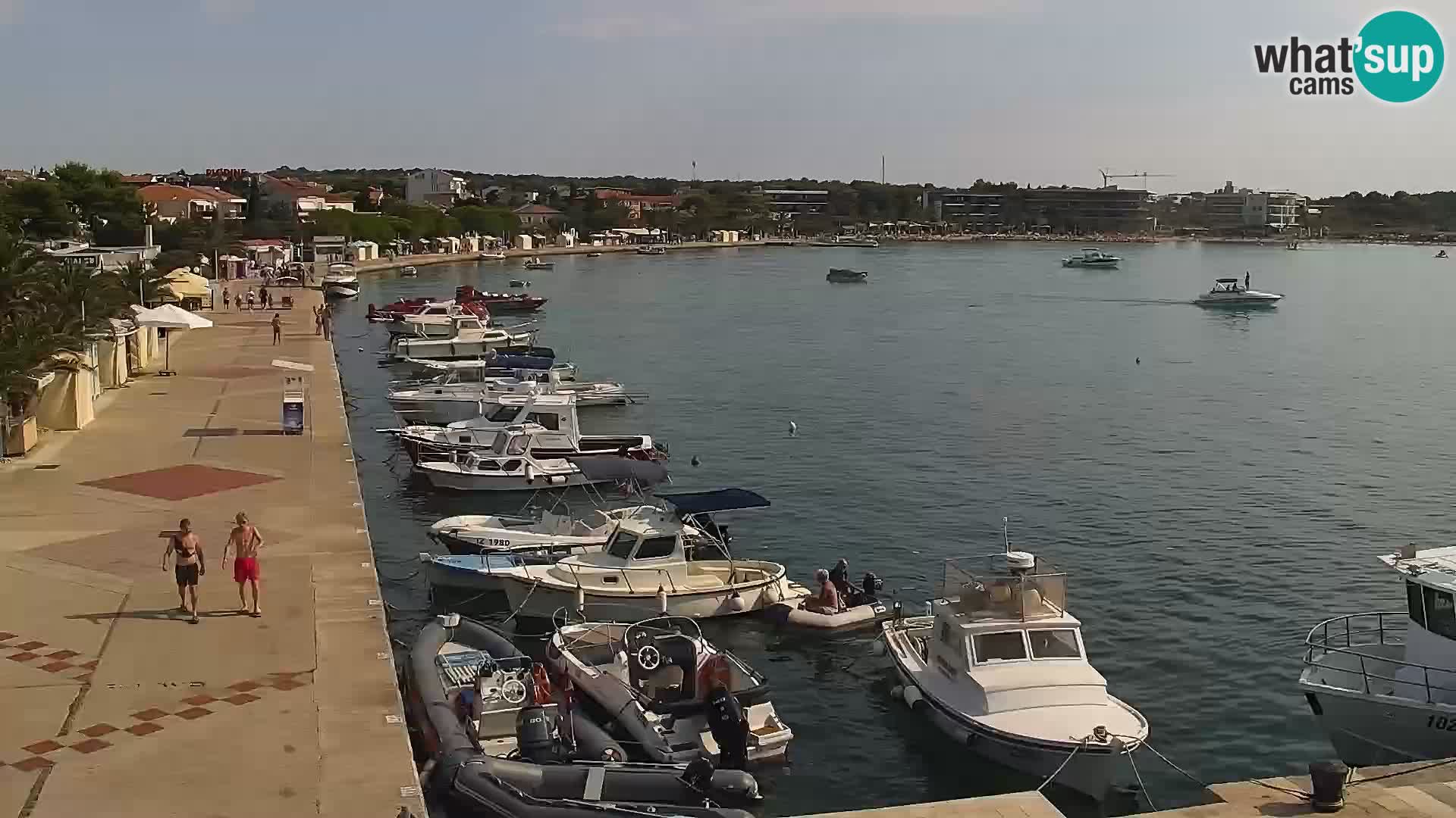 Novalja Livecam promenade