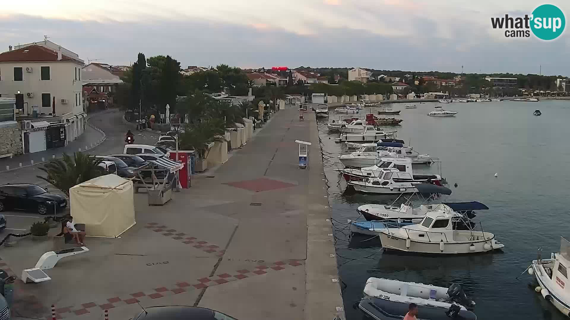 Novalja Livecam promenade