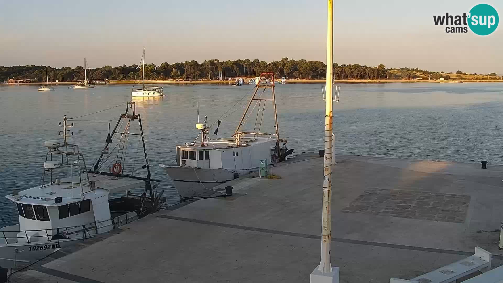 Webcam Novalja seaside promenade
