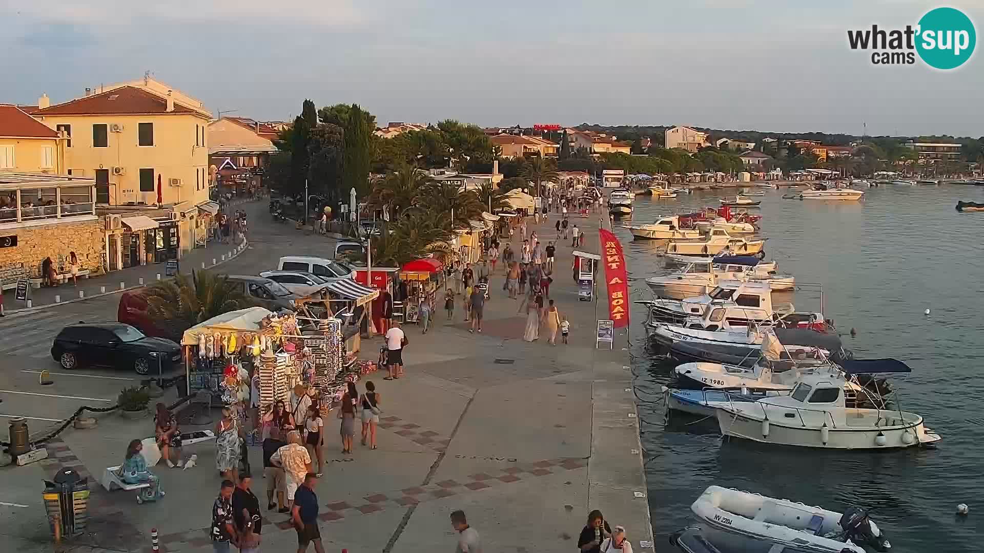 Livecam Promenade a Novalja