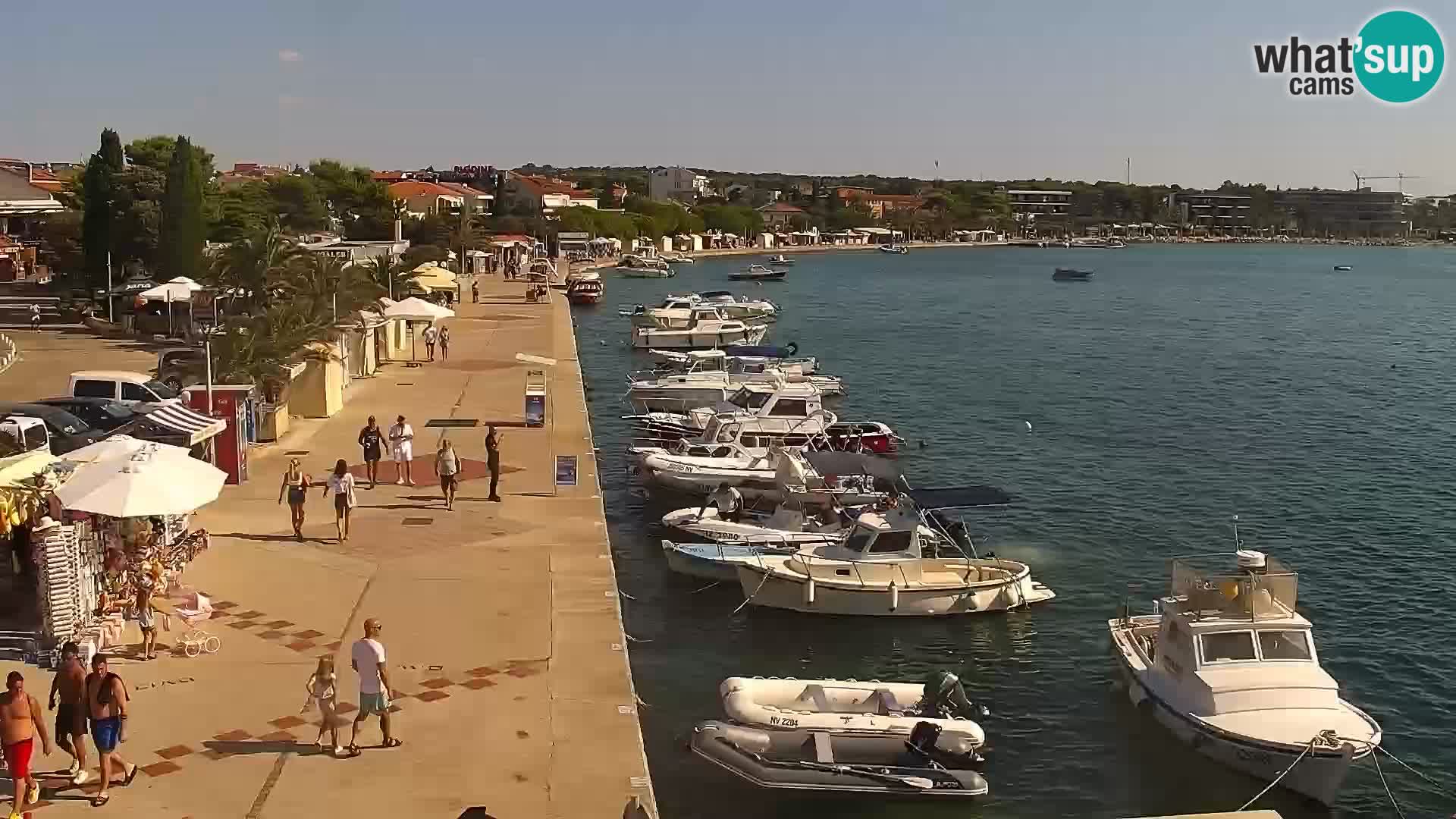 Livecam Promenade a Novalja