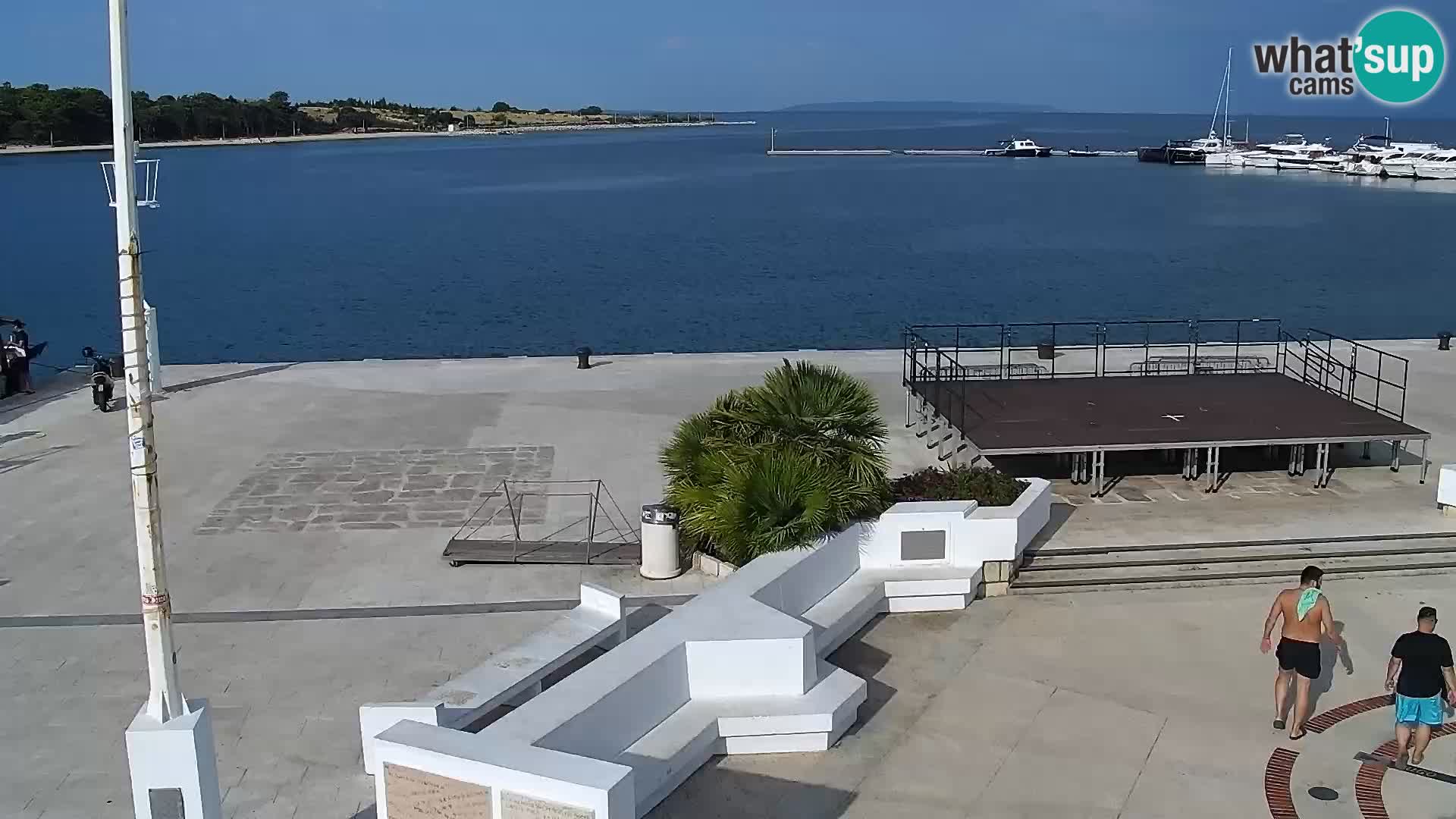 Novalja Livecam promenade