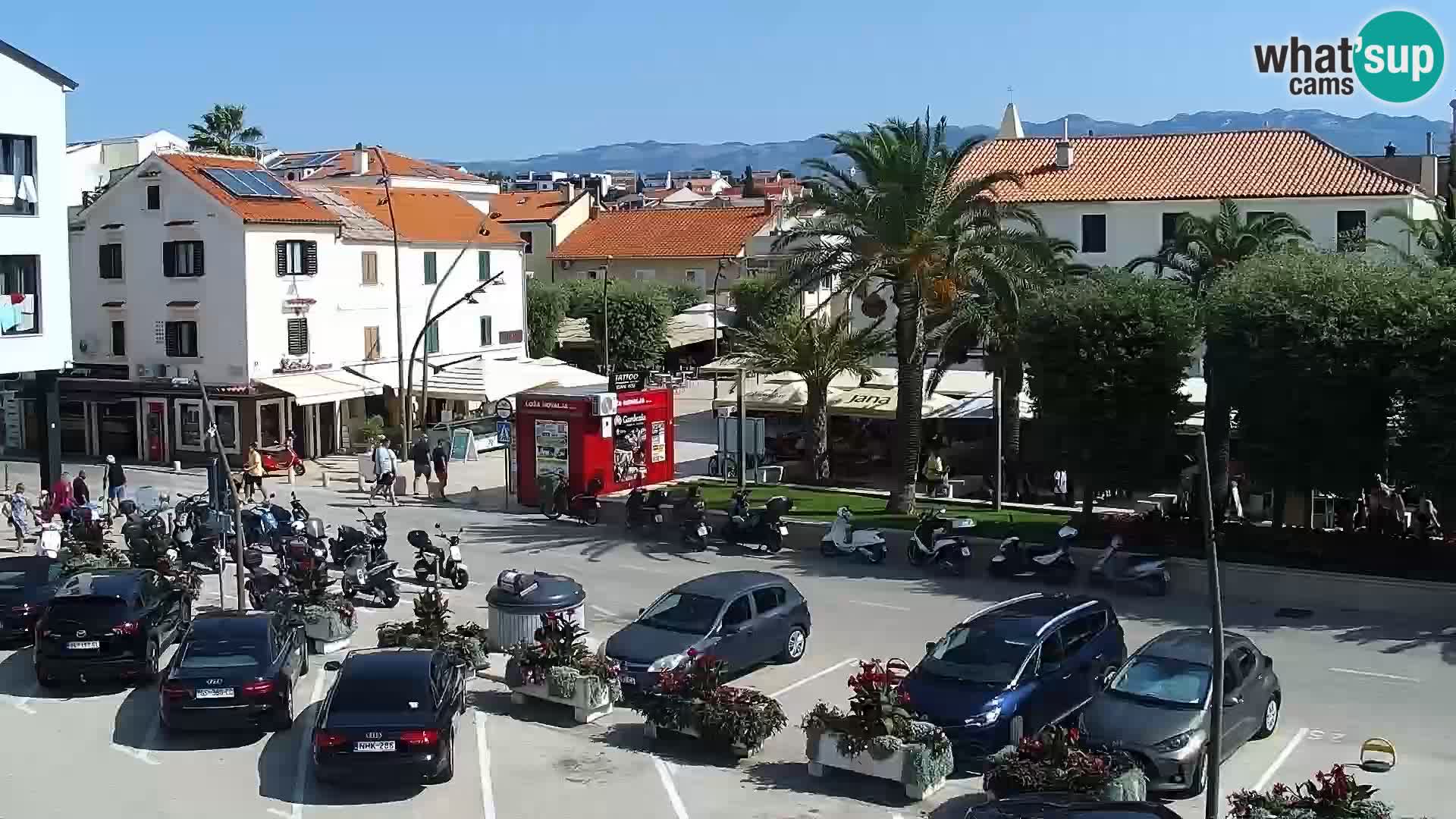 Livecam Promenade a Novalja