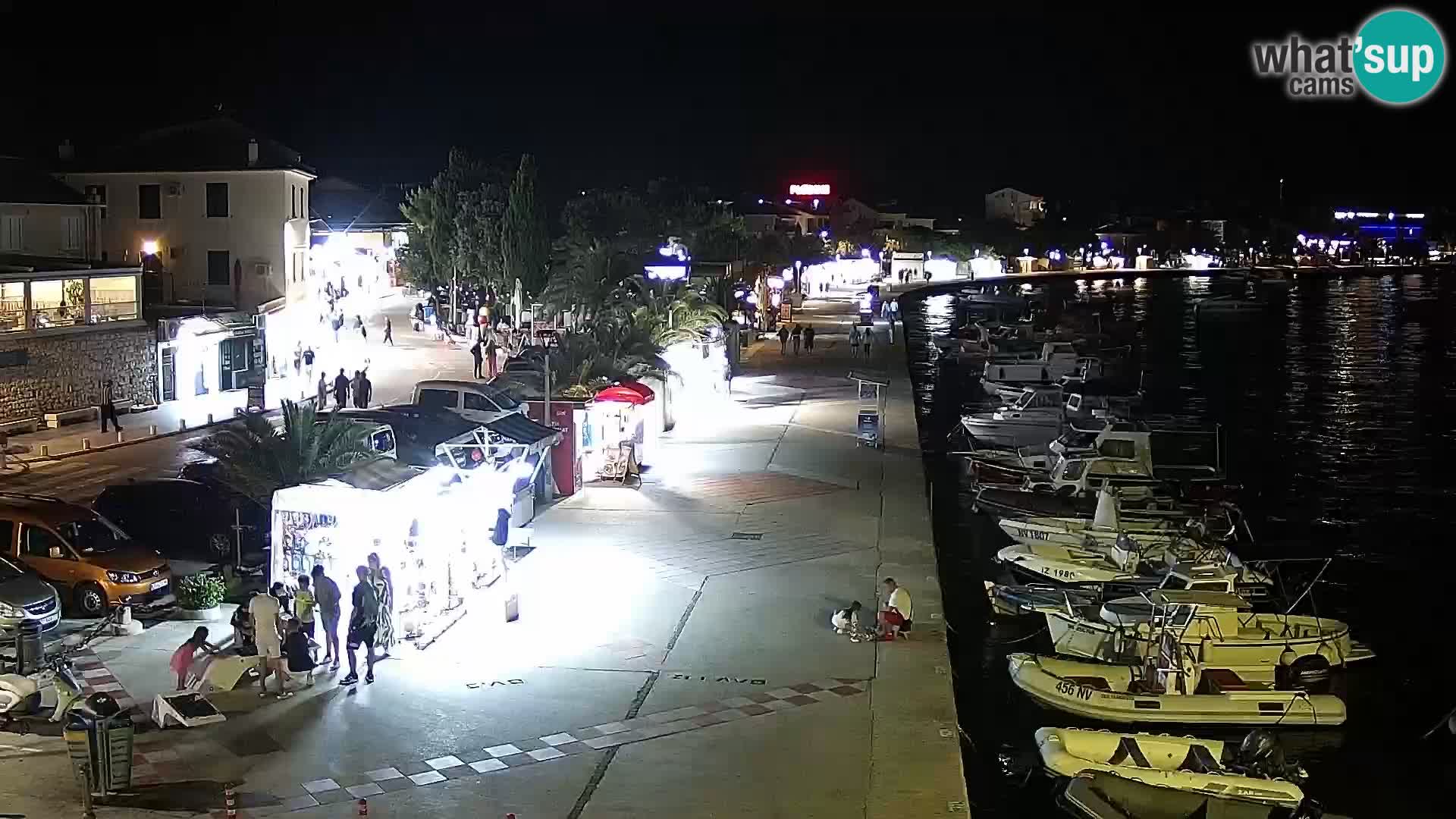 Livecam Promenade a Novalja
