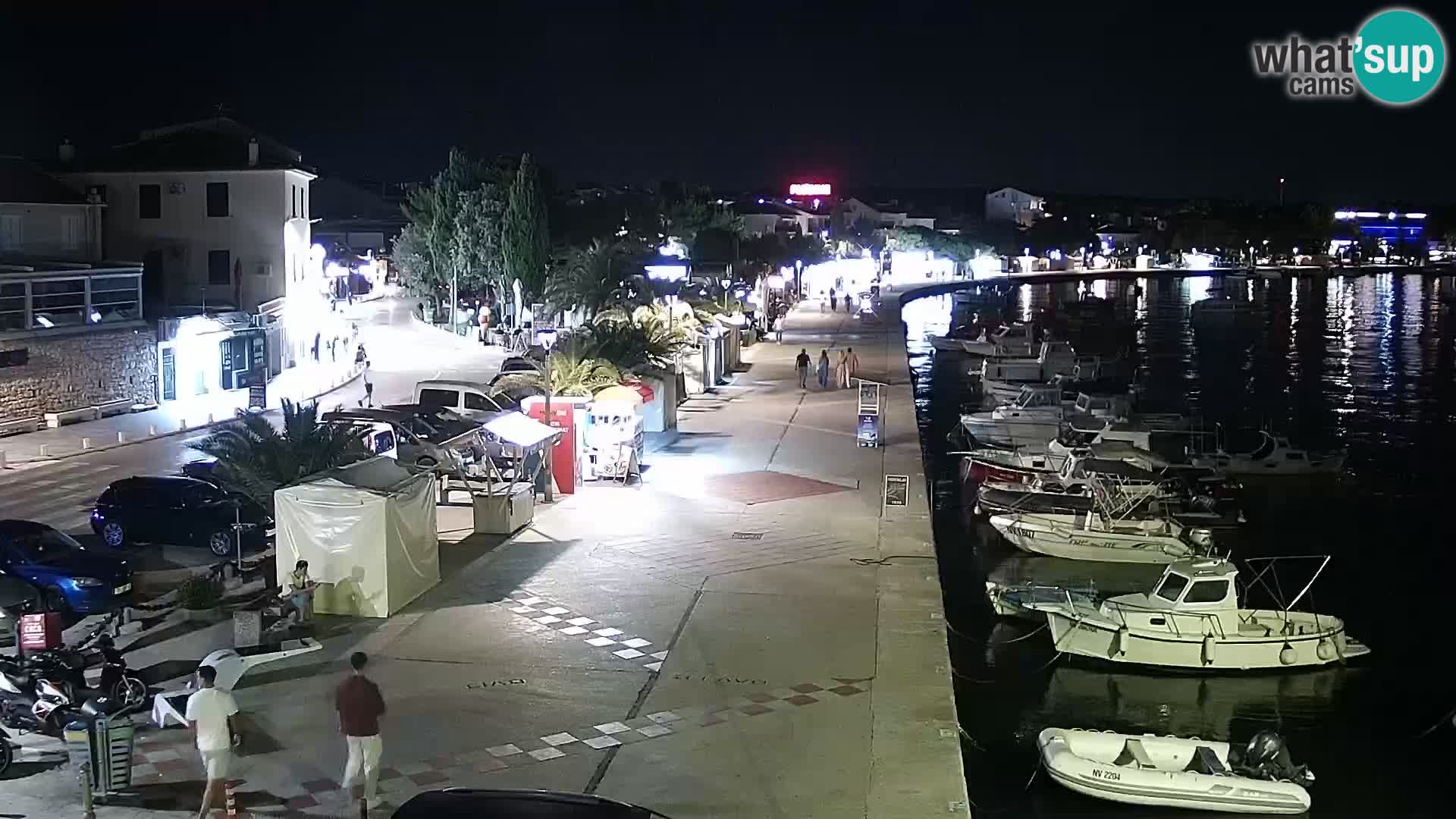 Novalja Livecam promenade