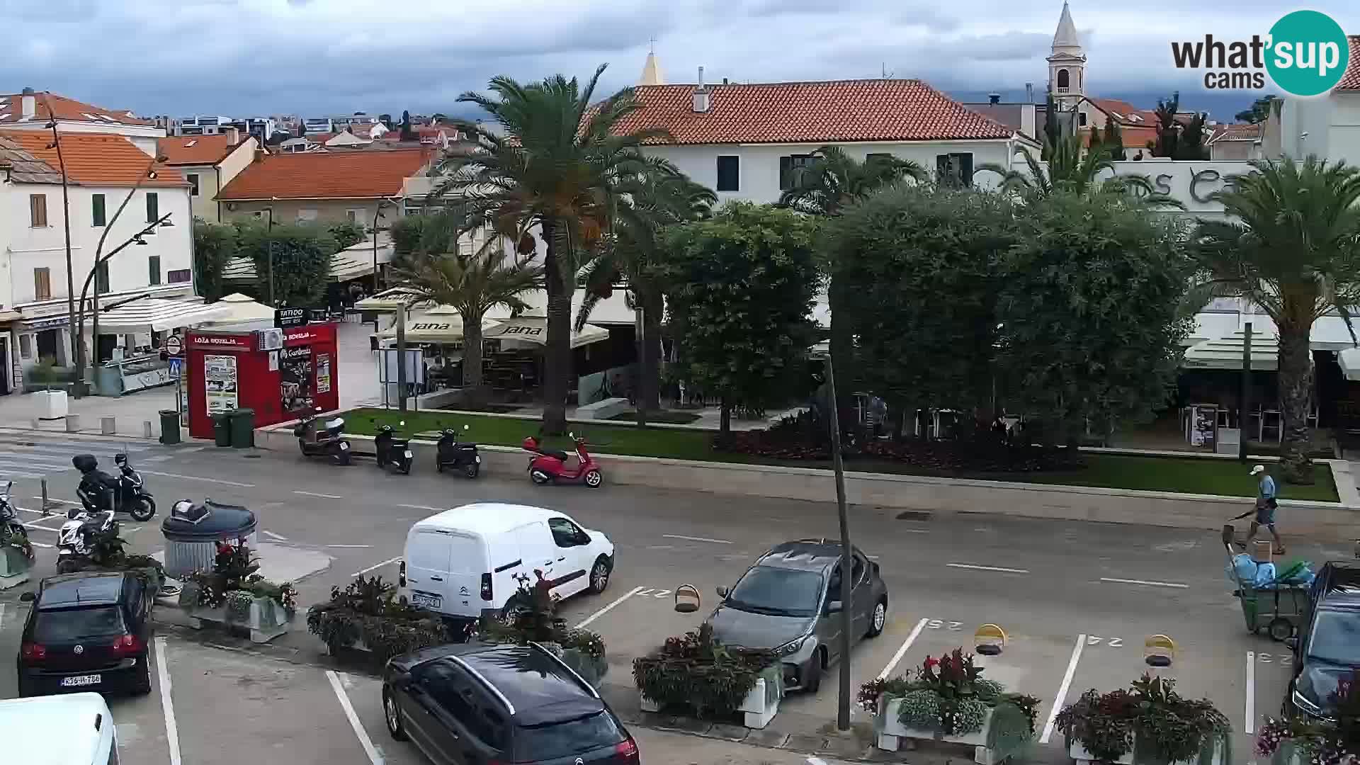 Novalja Livecam promenade