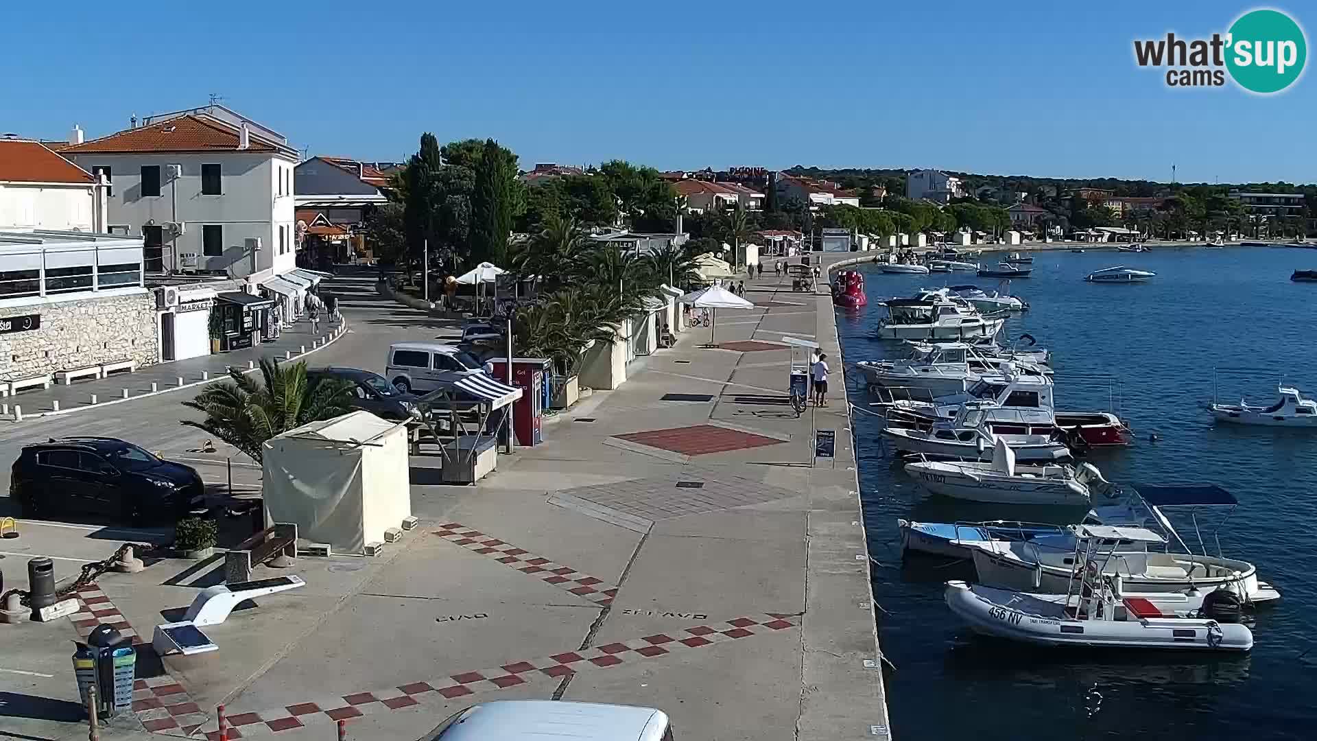 Livecam Promenade a Novalja