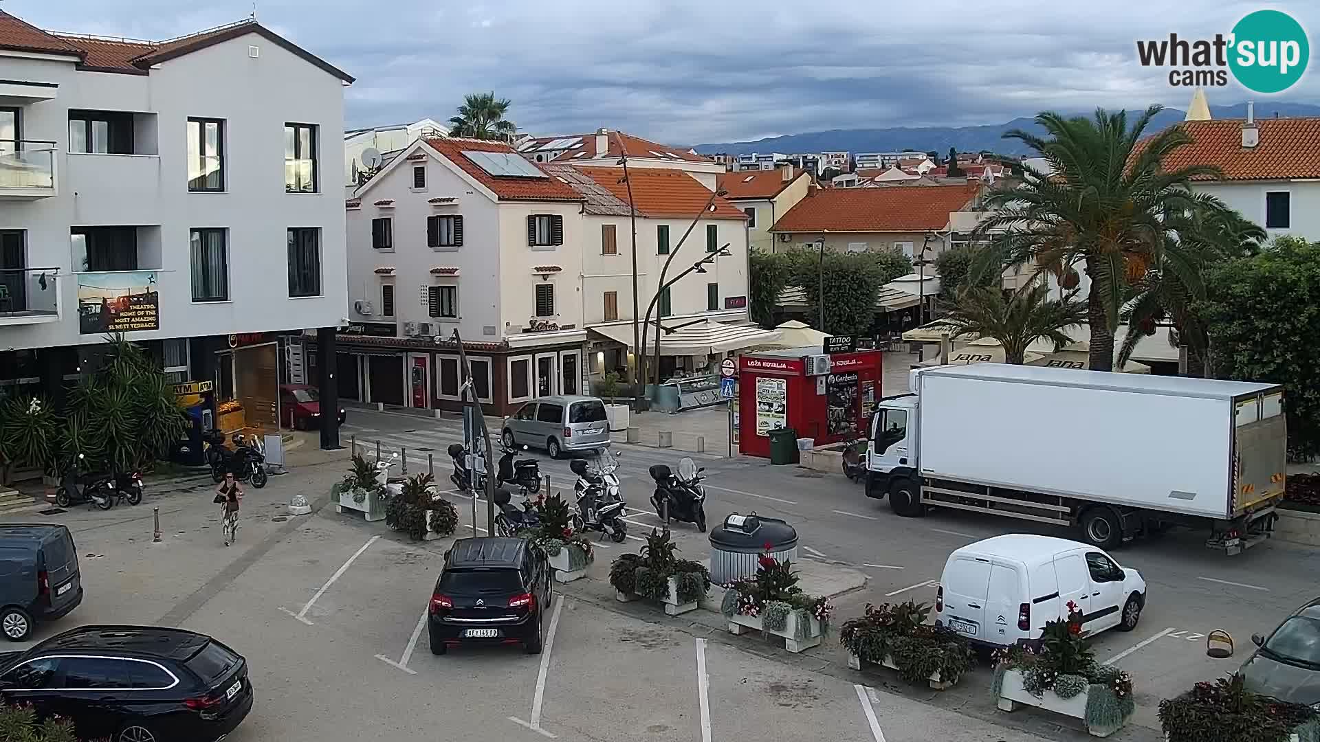 Livecam Promenade a Novalja