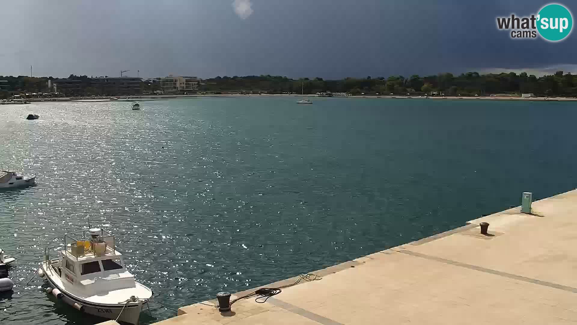 Novalja spletna kamera promenada