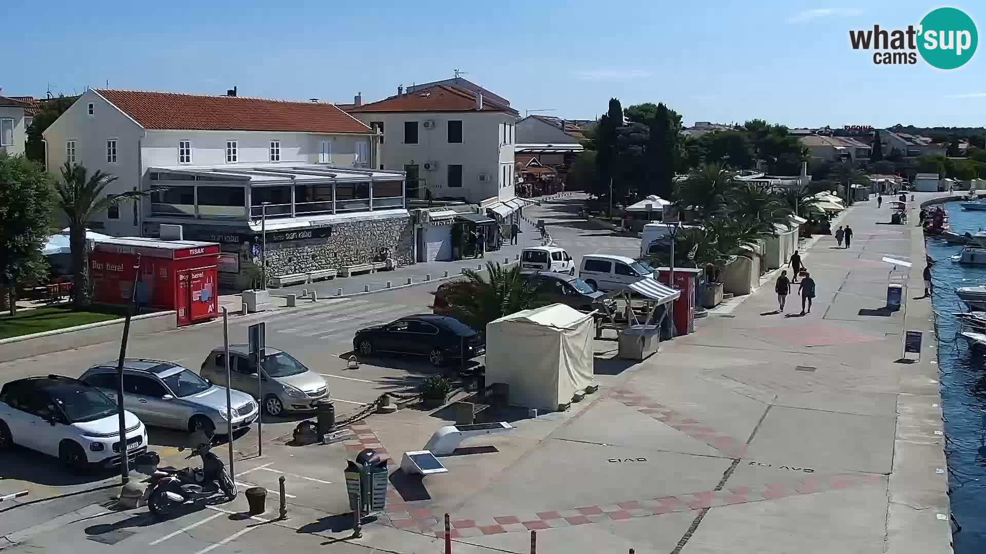 Novalja Livecam promenade