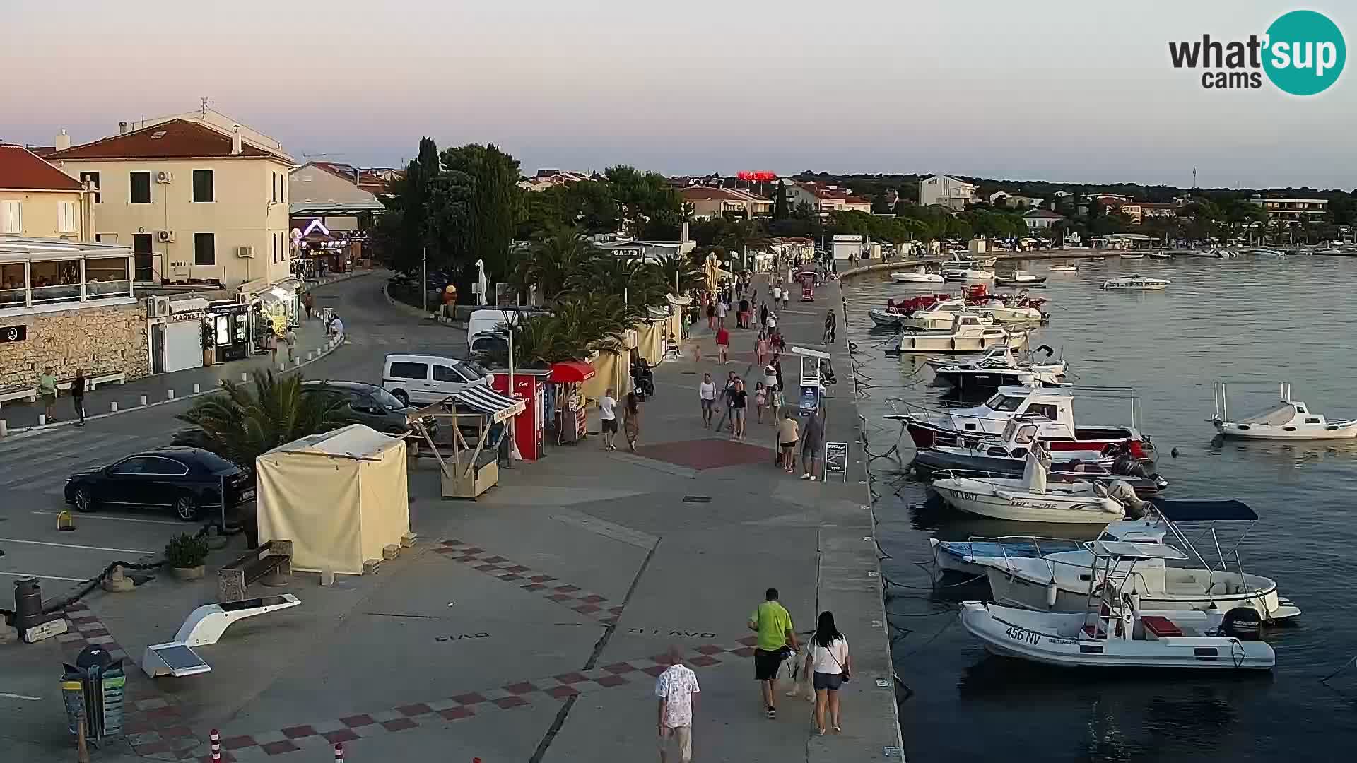 Livecam Promenade a Novalja