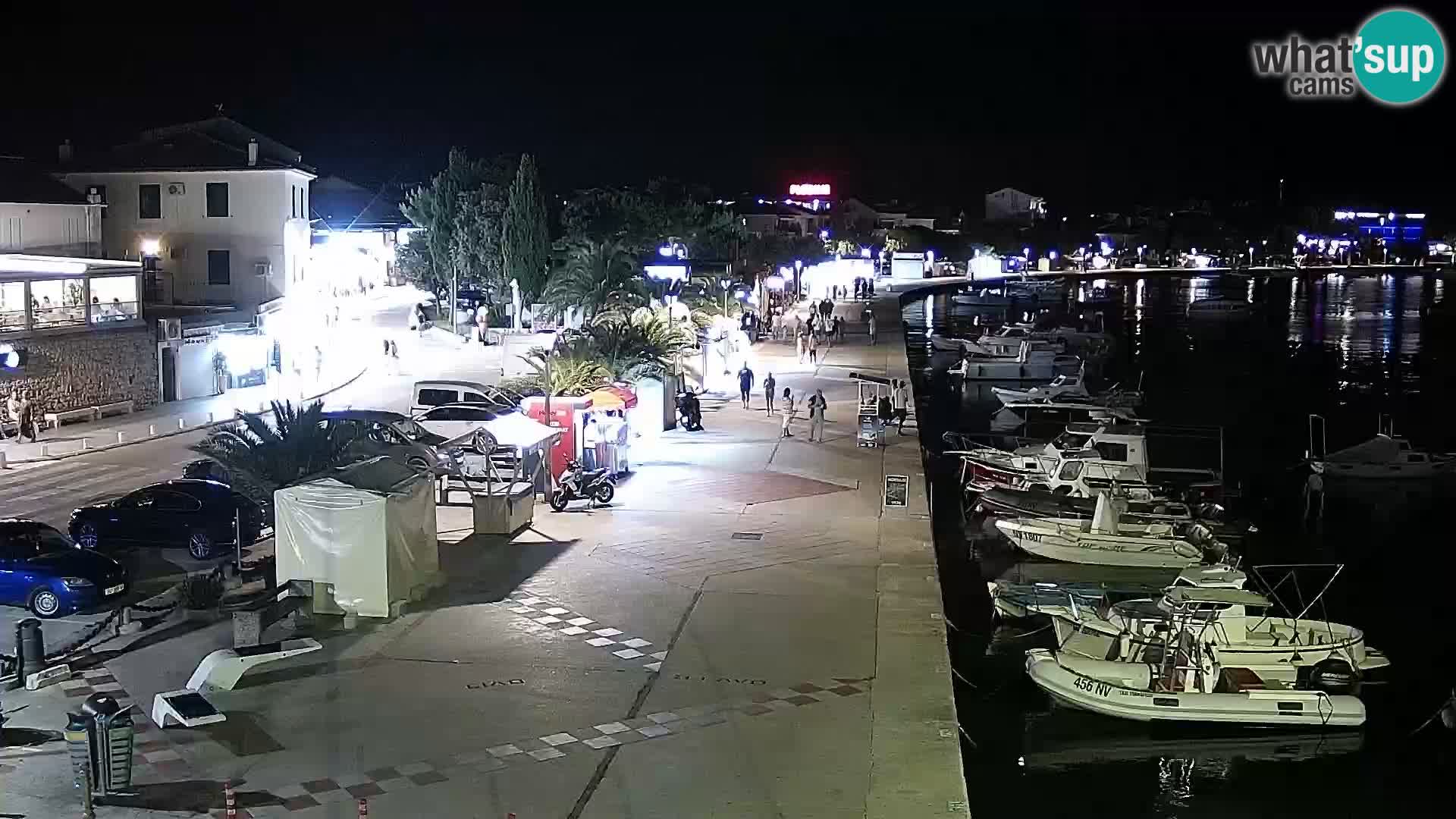 Novalja Livecam promenade