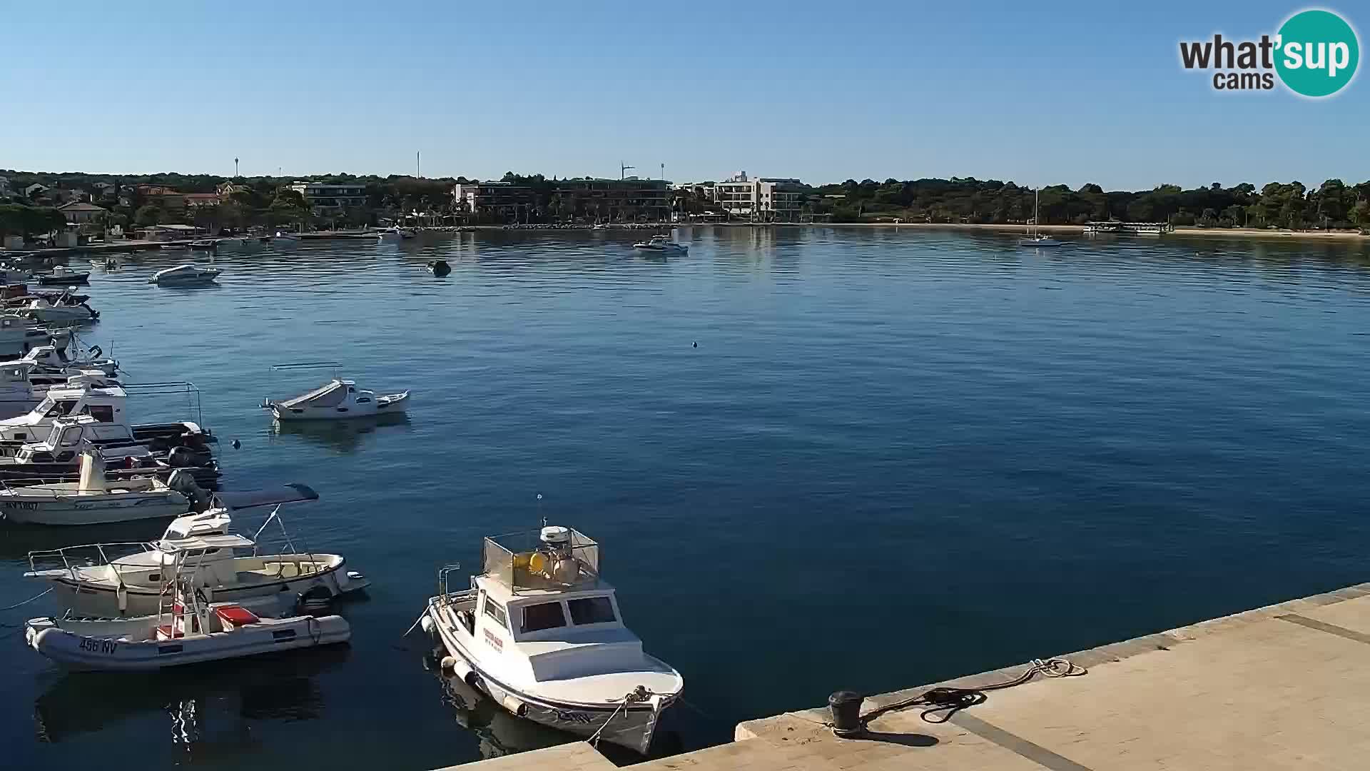 Novalja spletna kamera promenada