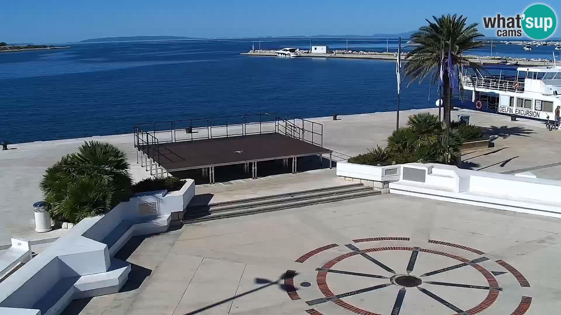 Webcam Novalja seaside promenade