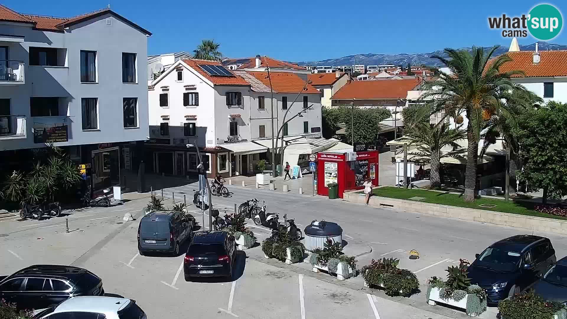 Novalja Livecam promenade