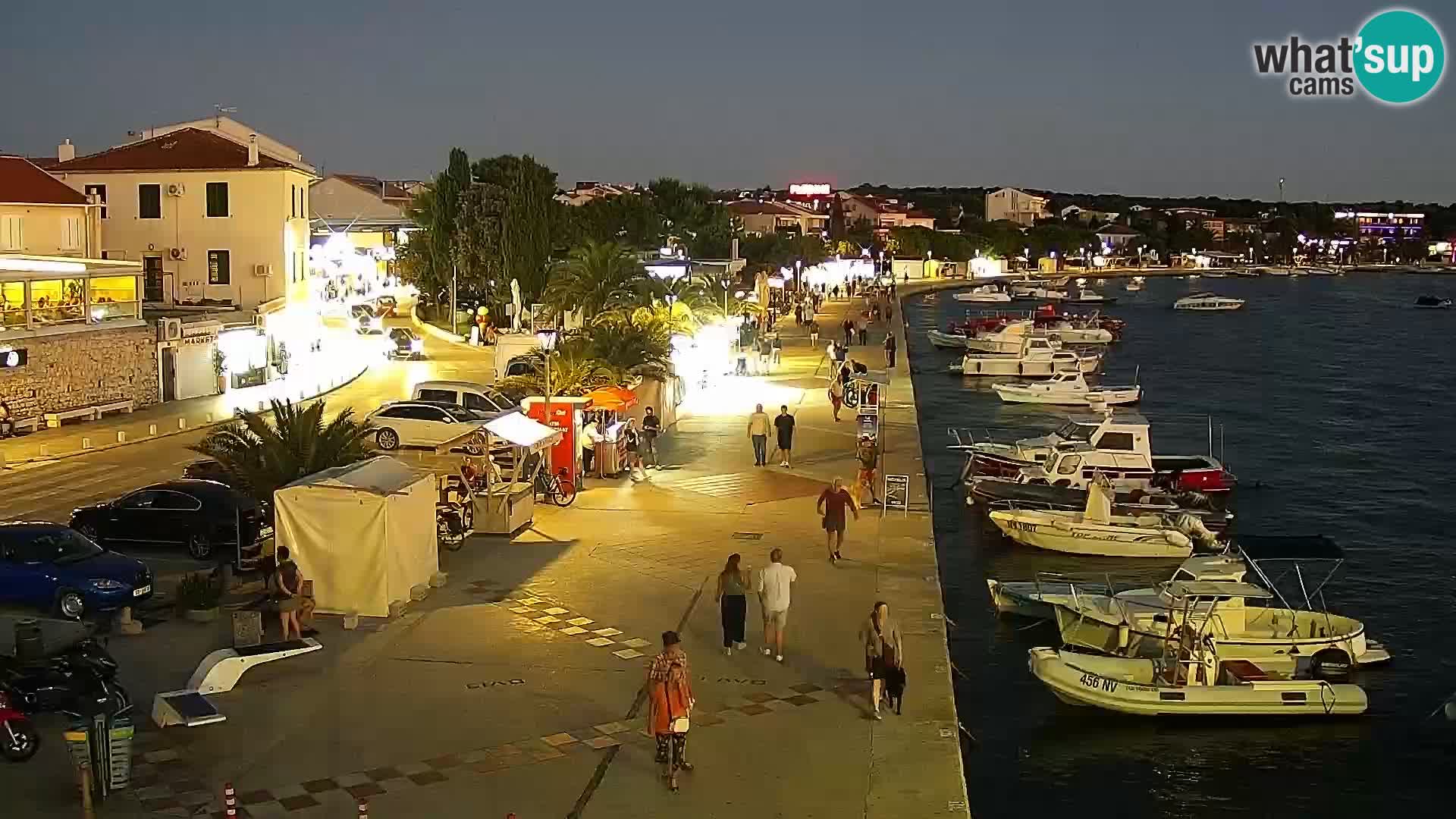 Novalja Livecam promenade
