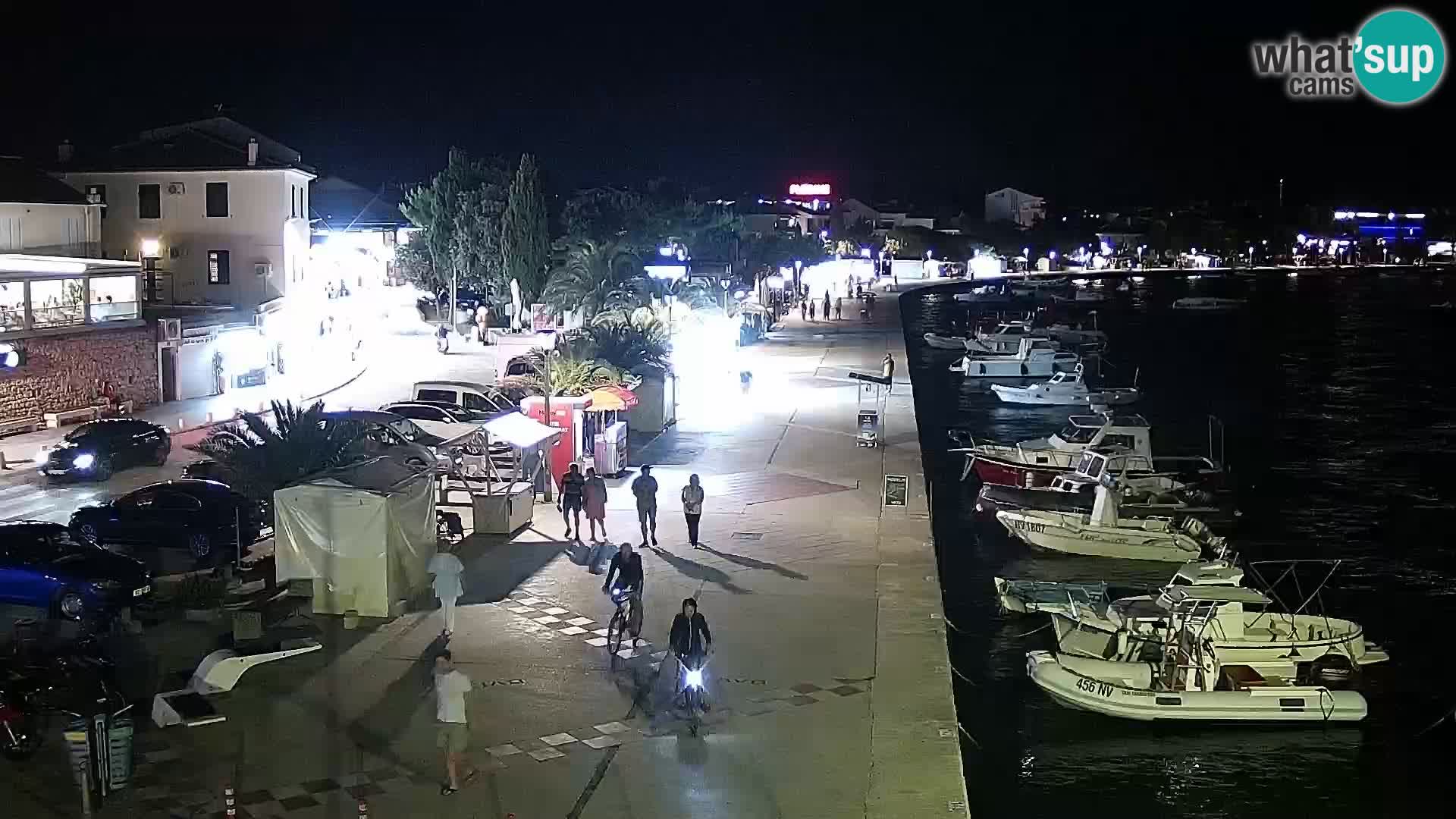 Livecam Promenade a Novalja