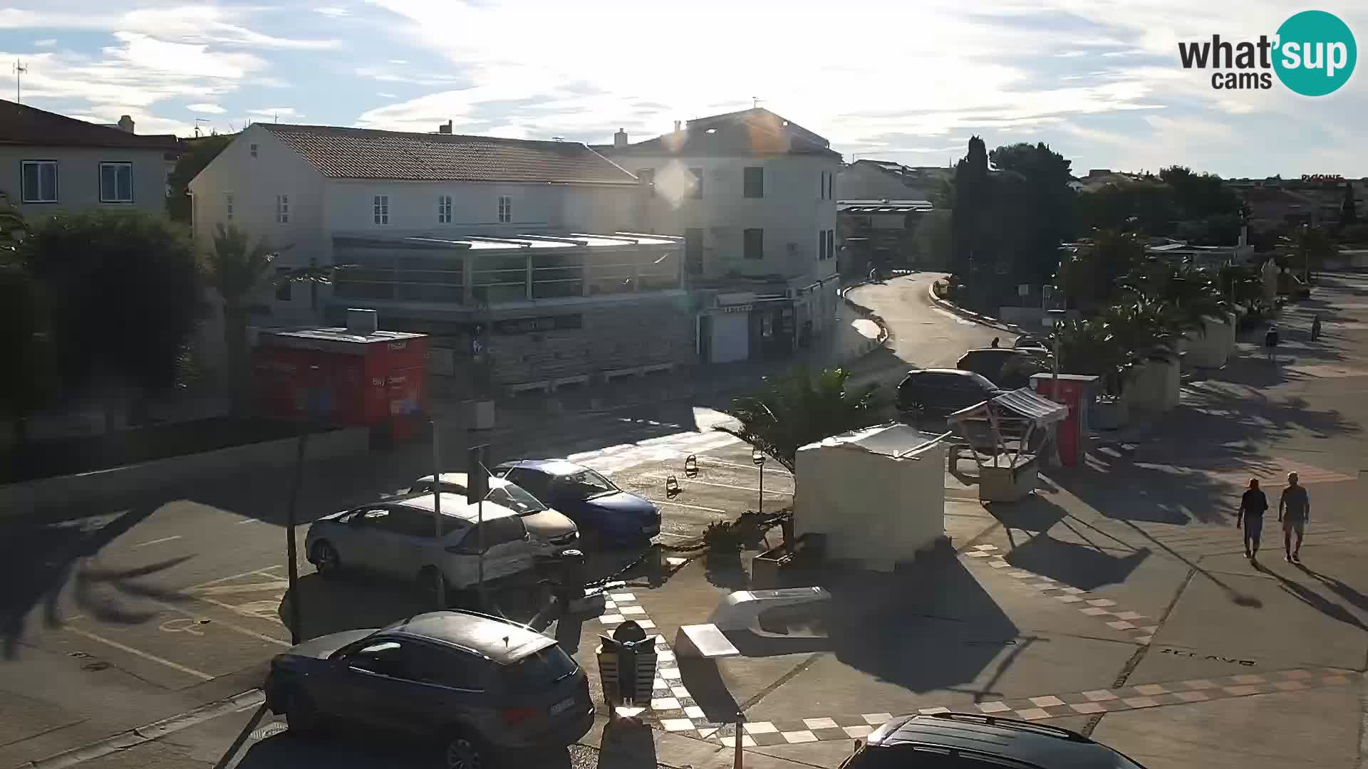 Webcam Novalja seaside promenade