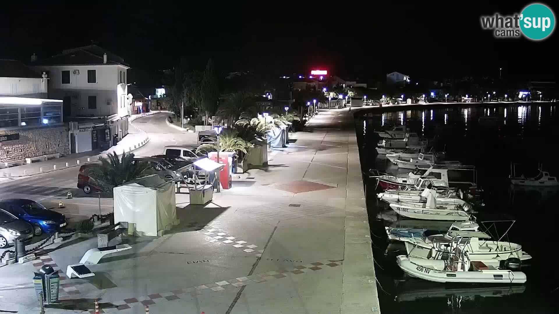 Novalja Livecam promenade