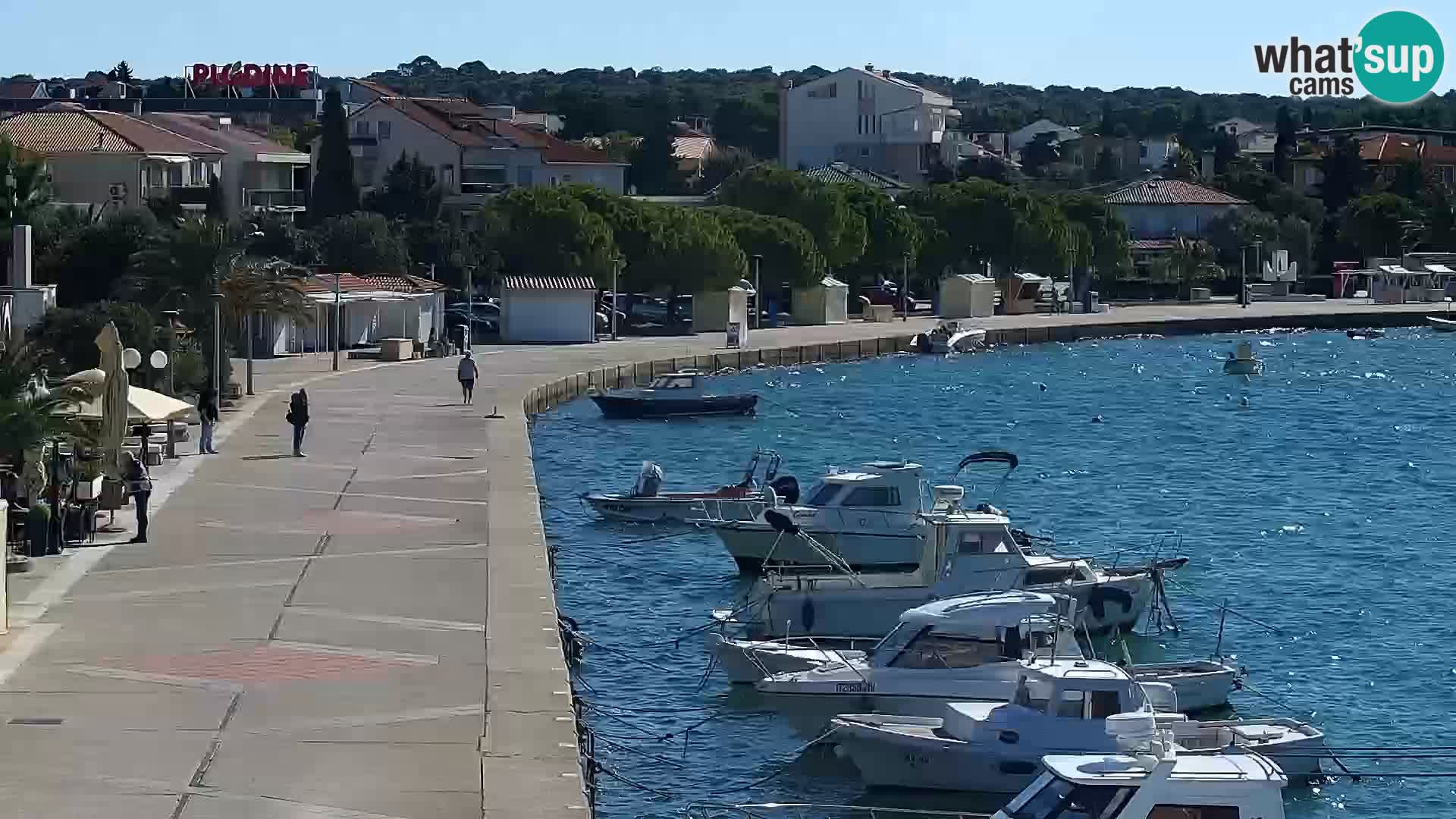 Livecam Promenade a Novalja