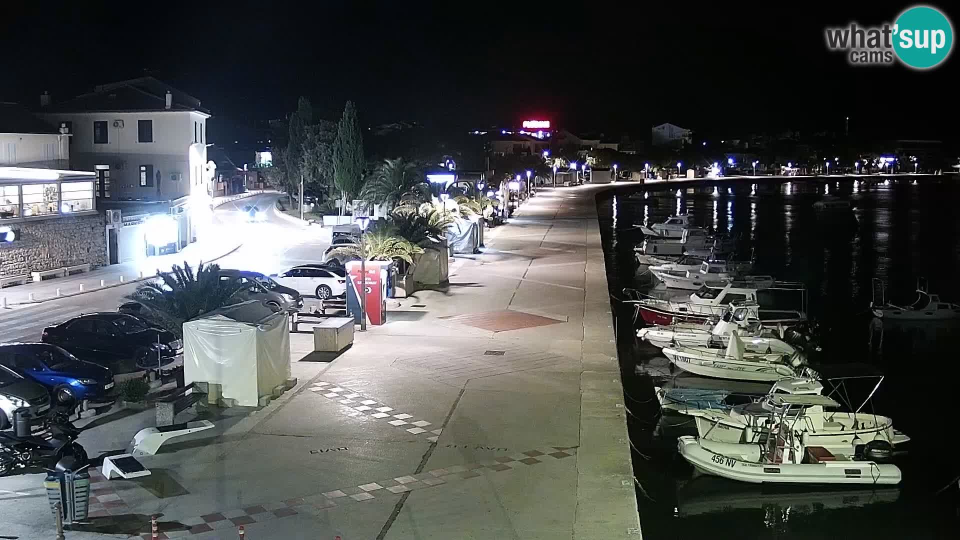 Livecam Promenade a Novalja