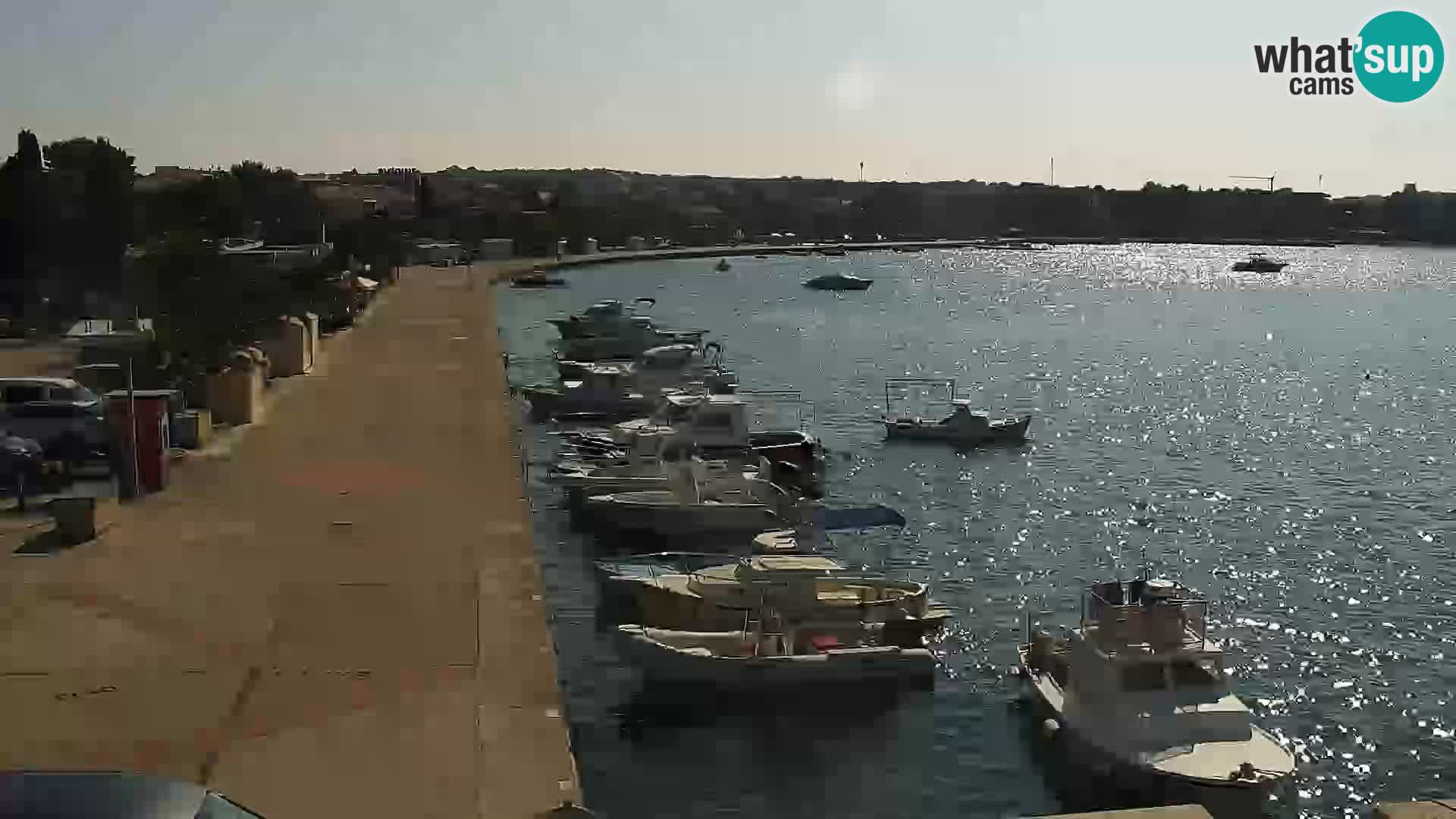 Novalja spletna kamera promenada