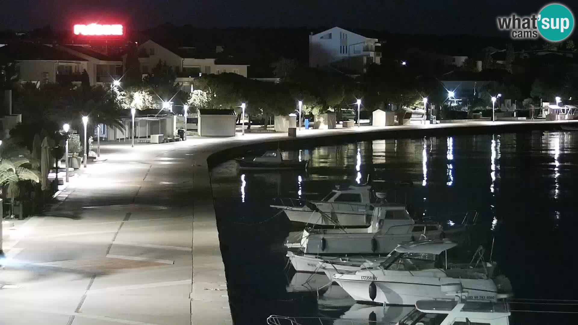 Novalja Livecam promenade
