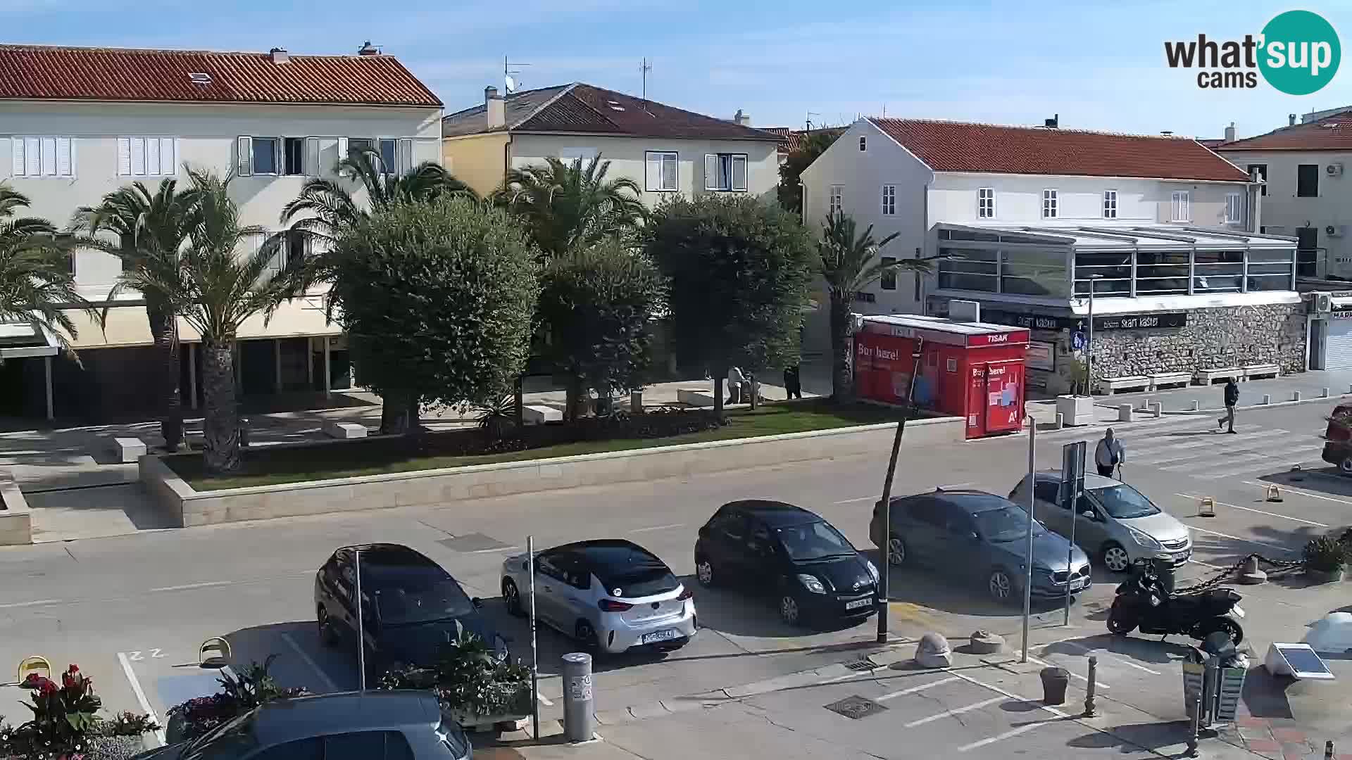 Novalja Livecam promenade