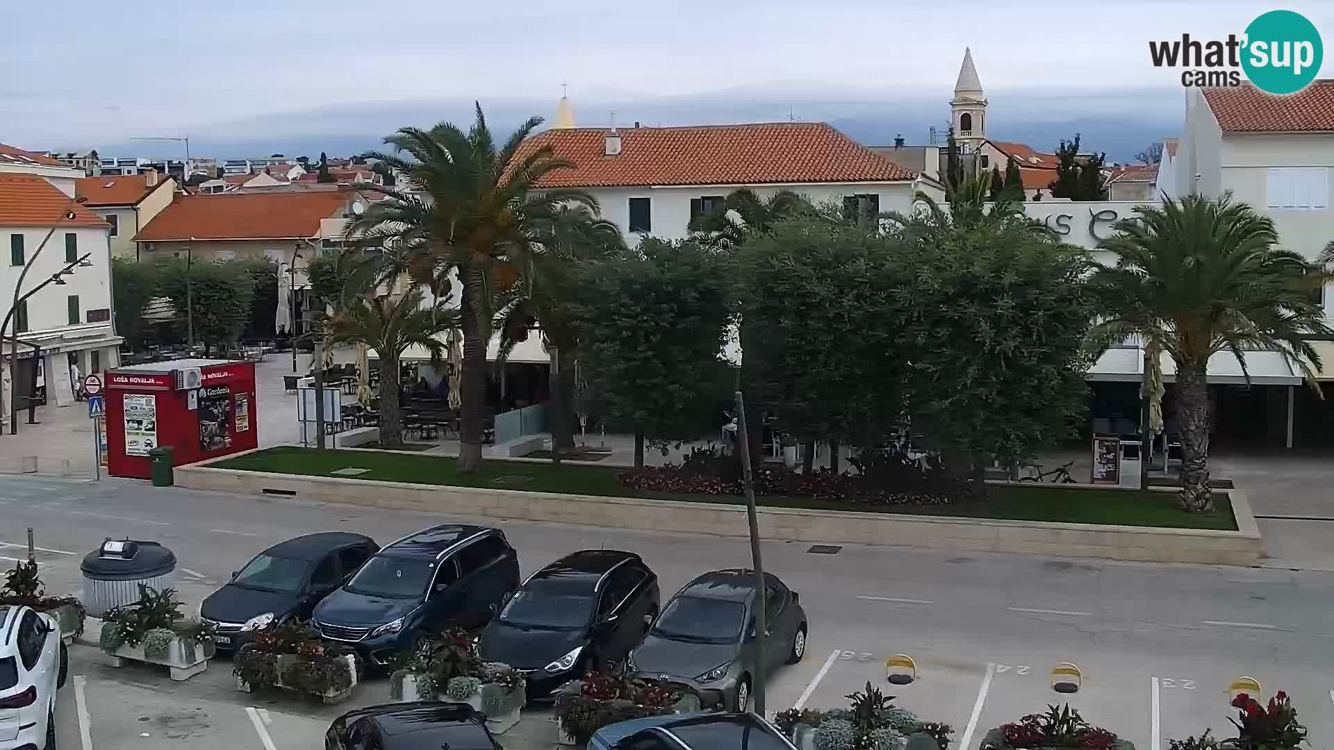 Novalja Livecam promenade
