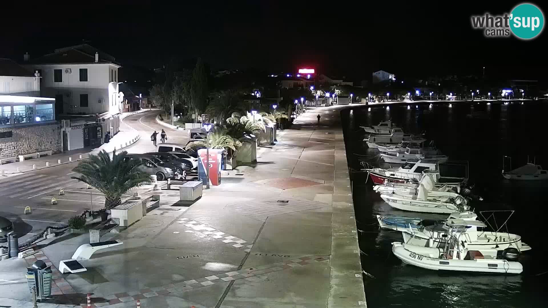 Livecam Promenade a Novalja