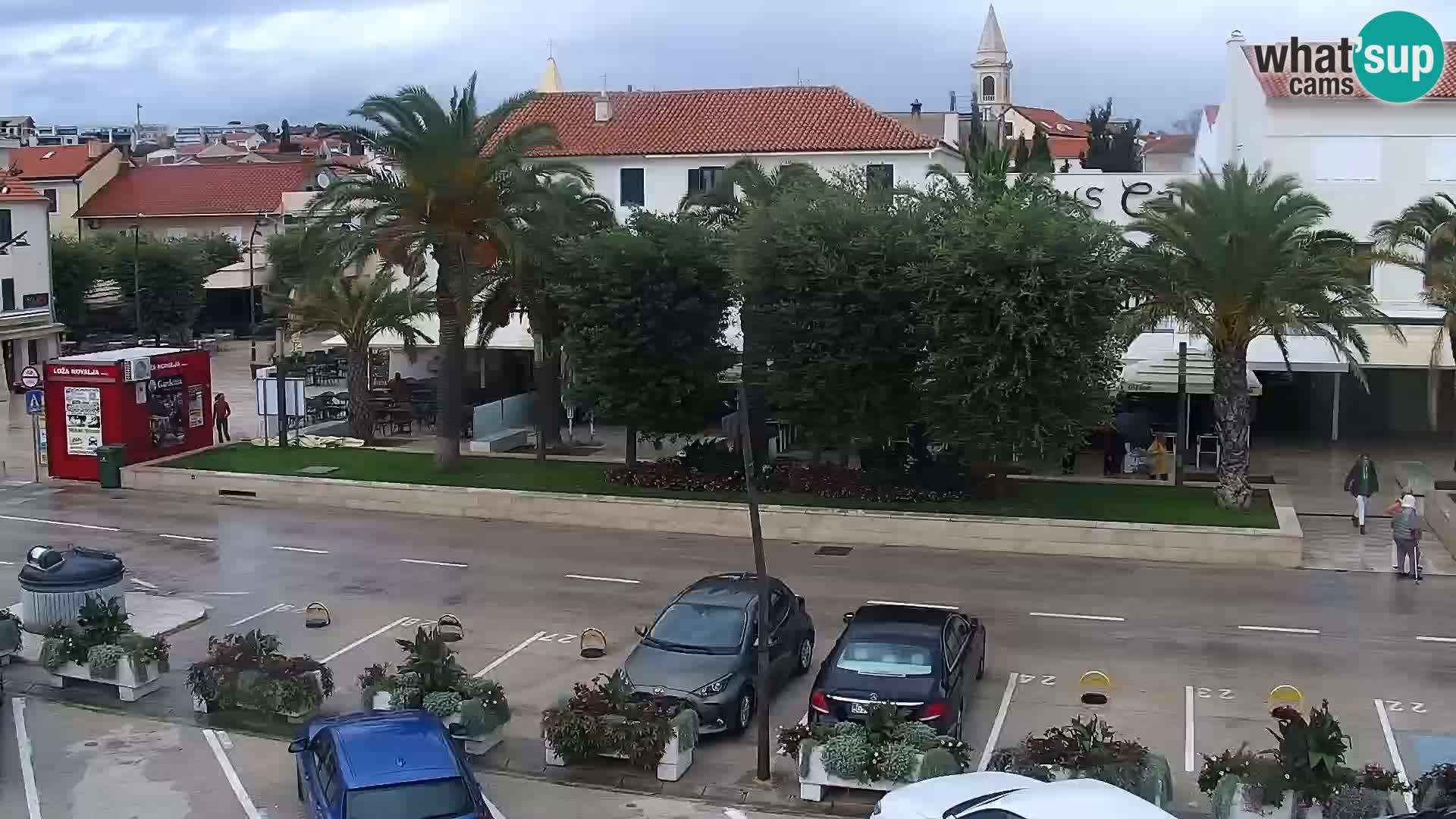Livecam Promenade a Novalja