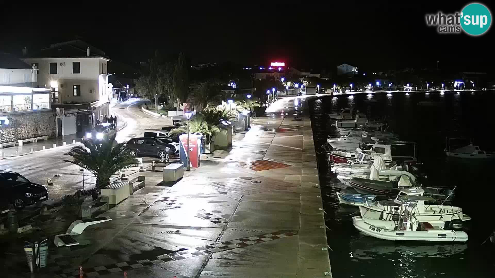 Novalja Livecam promenade