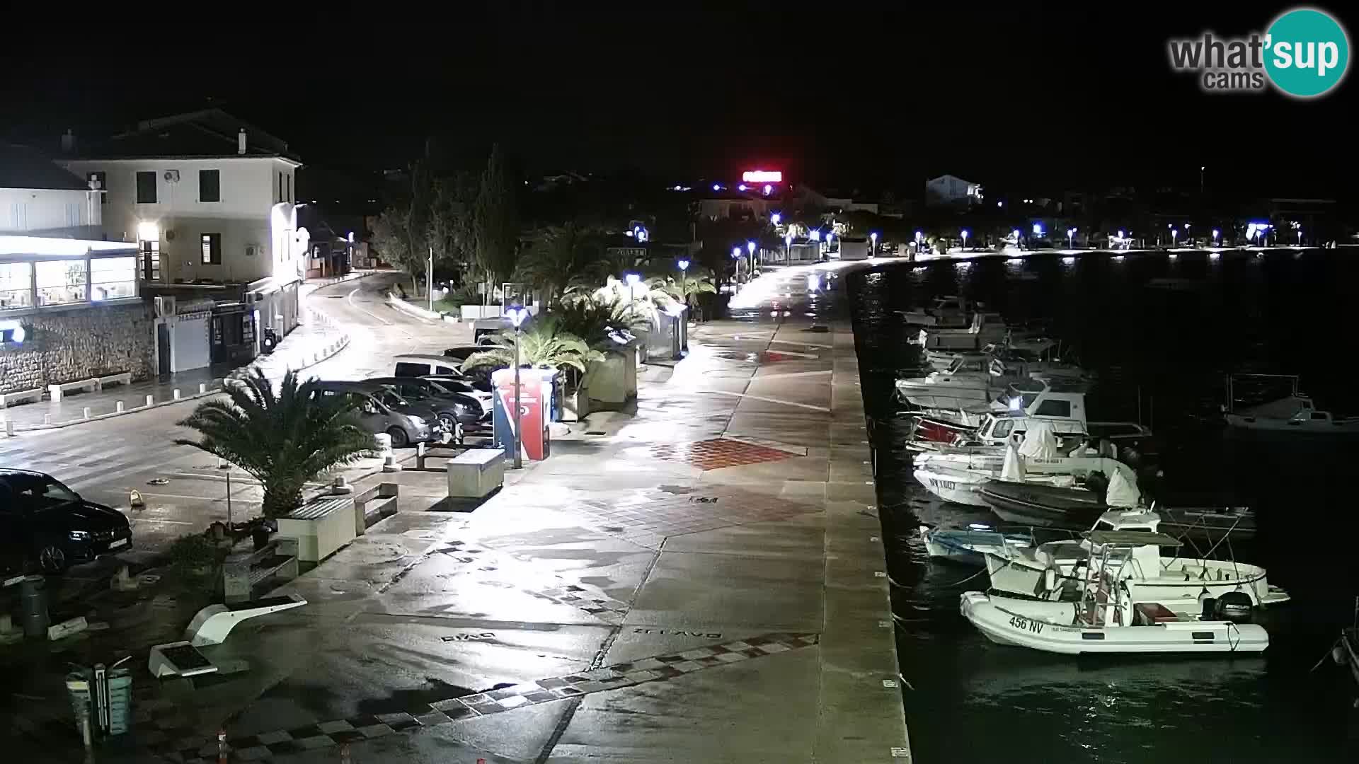 Livecam Promenade a Novalja