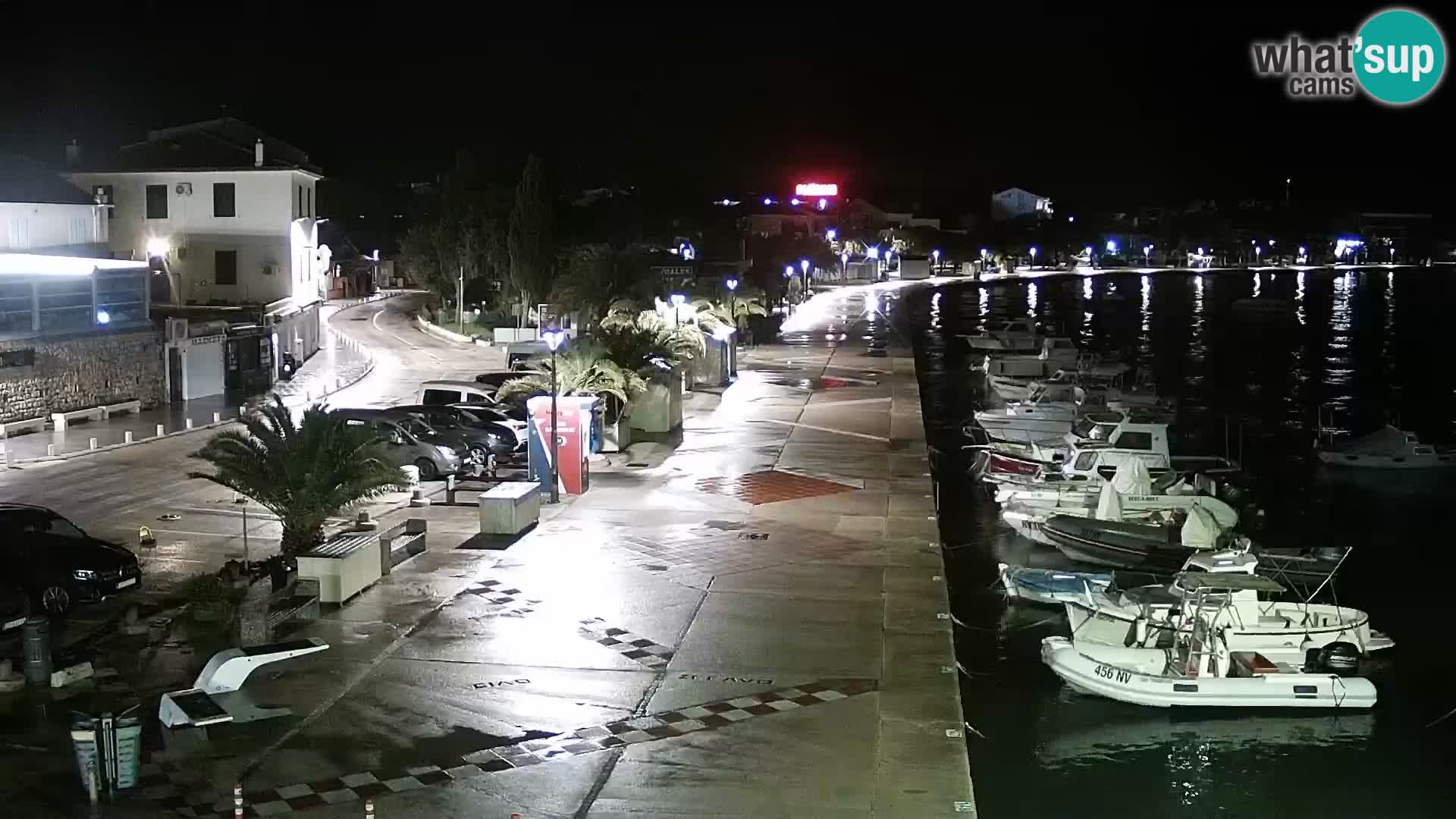 Livecam Promenade a Novalja
