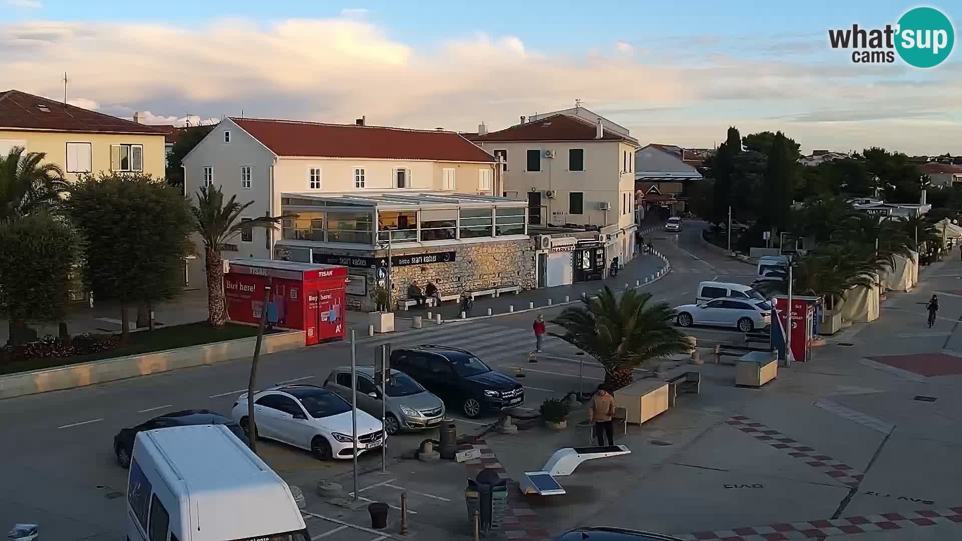 Novalja Livecam promenade