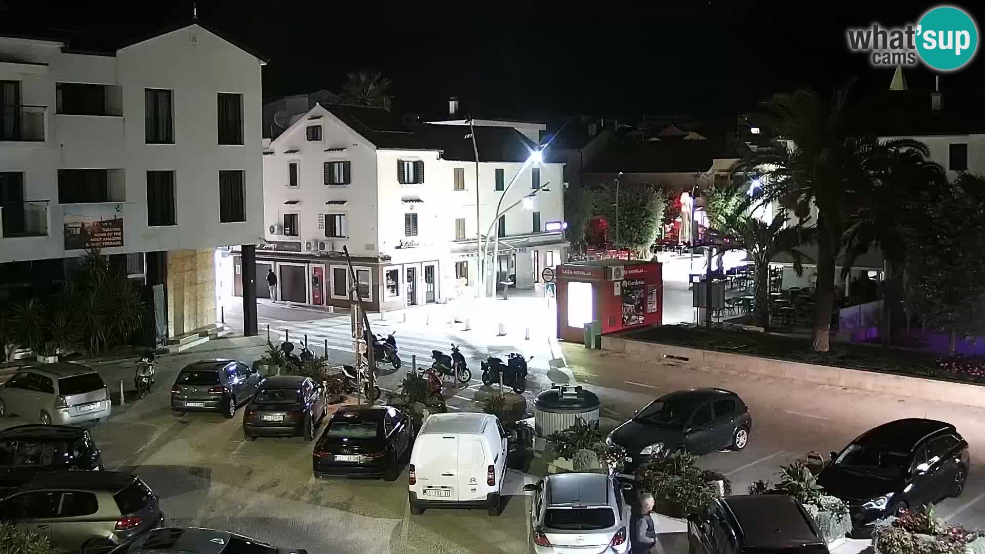 Novalja Livecam promenade