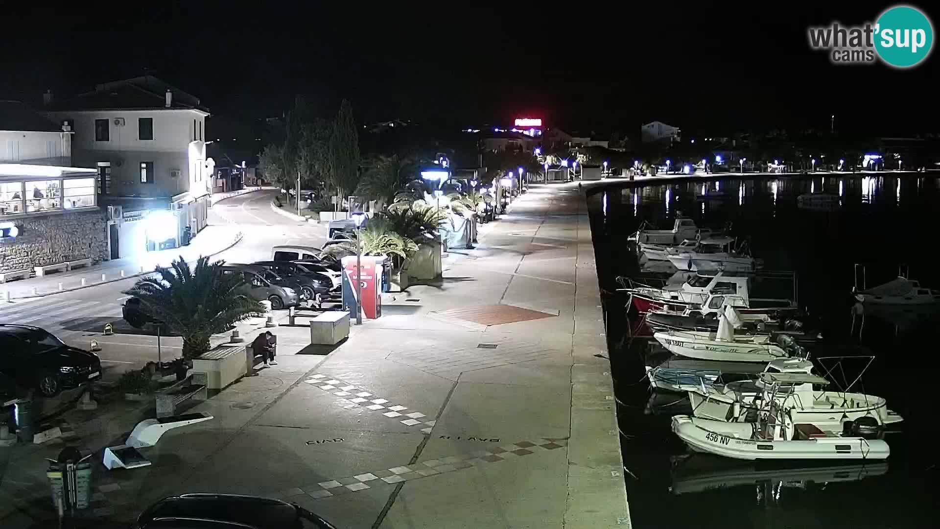 Novalja Livecam promenade