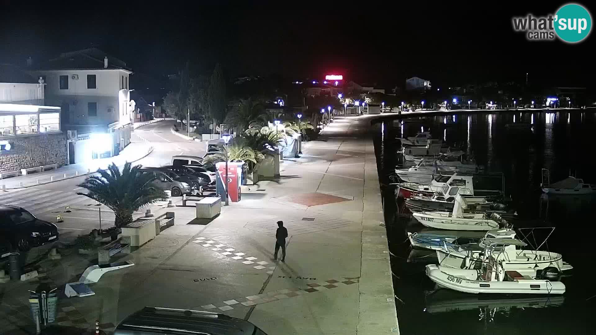 Novalja Livecam promenade