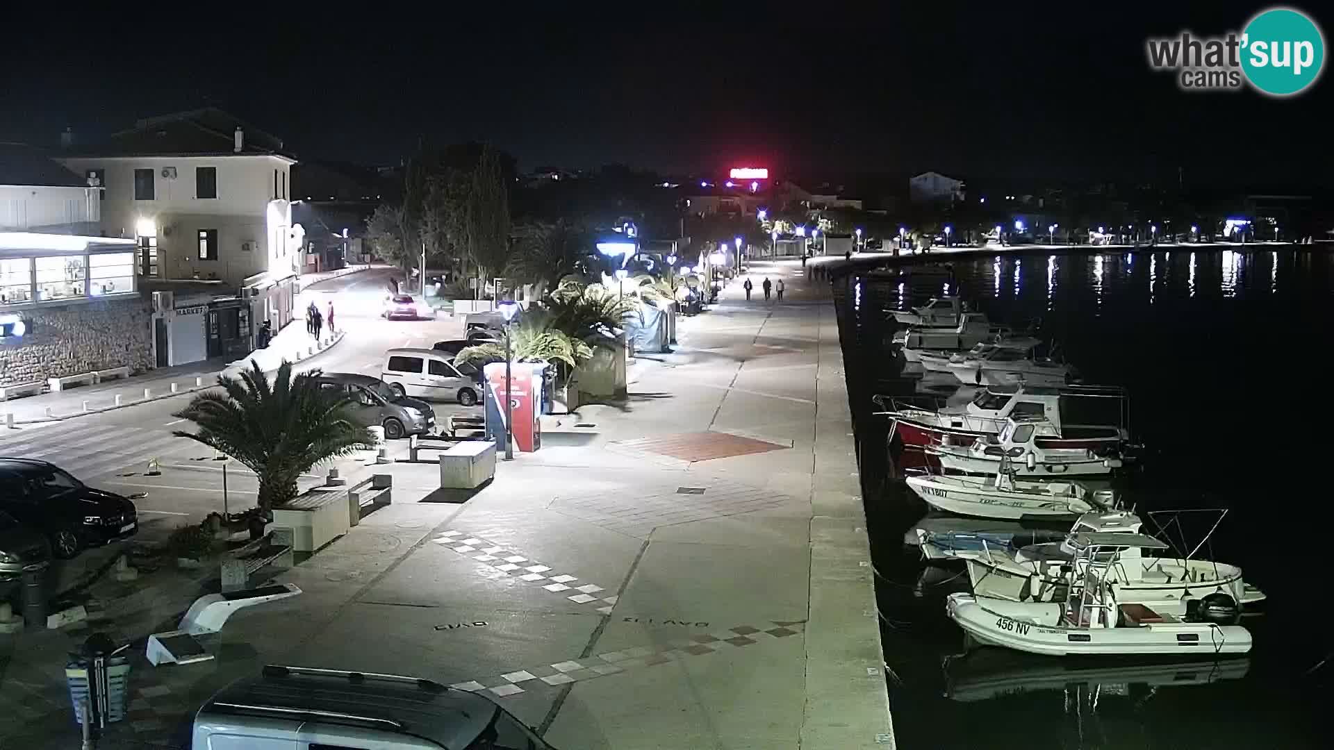 Novalja Livecam promenade