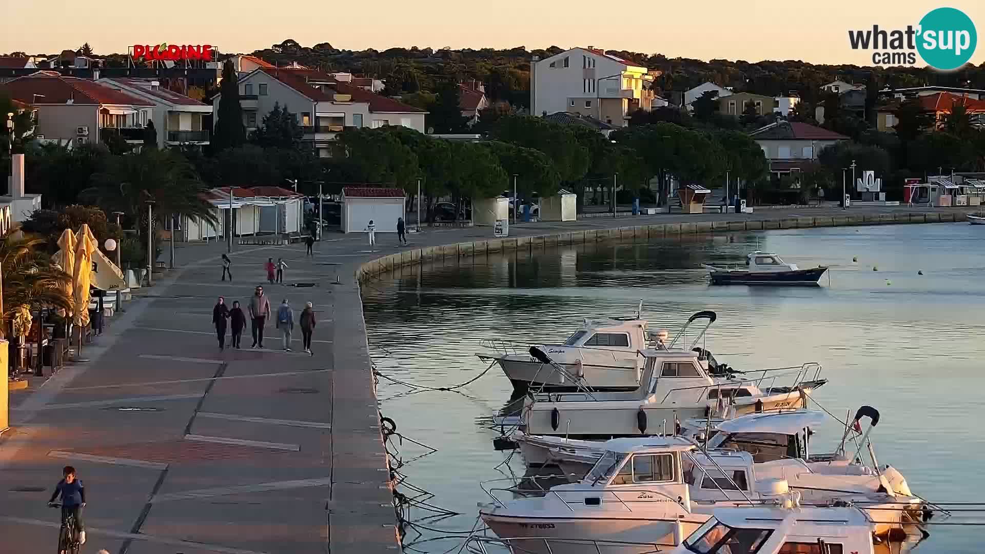 Novalja Livecam promenade