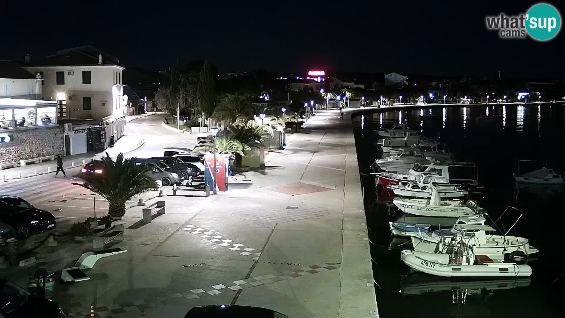 Novalja Livecam promenade