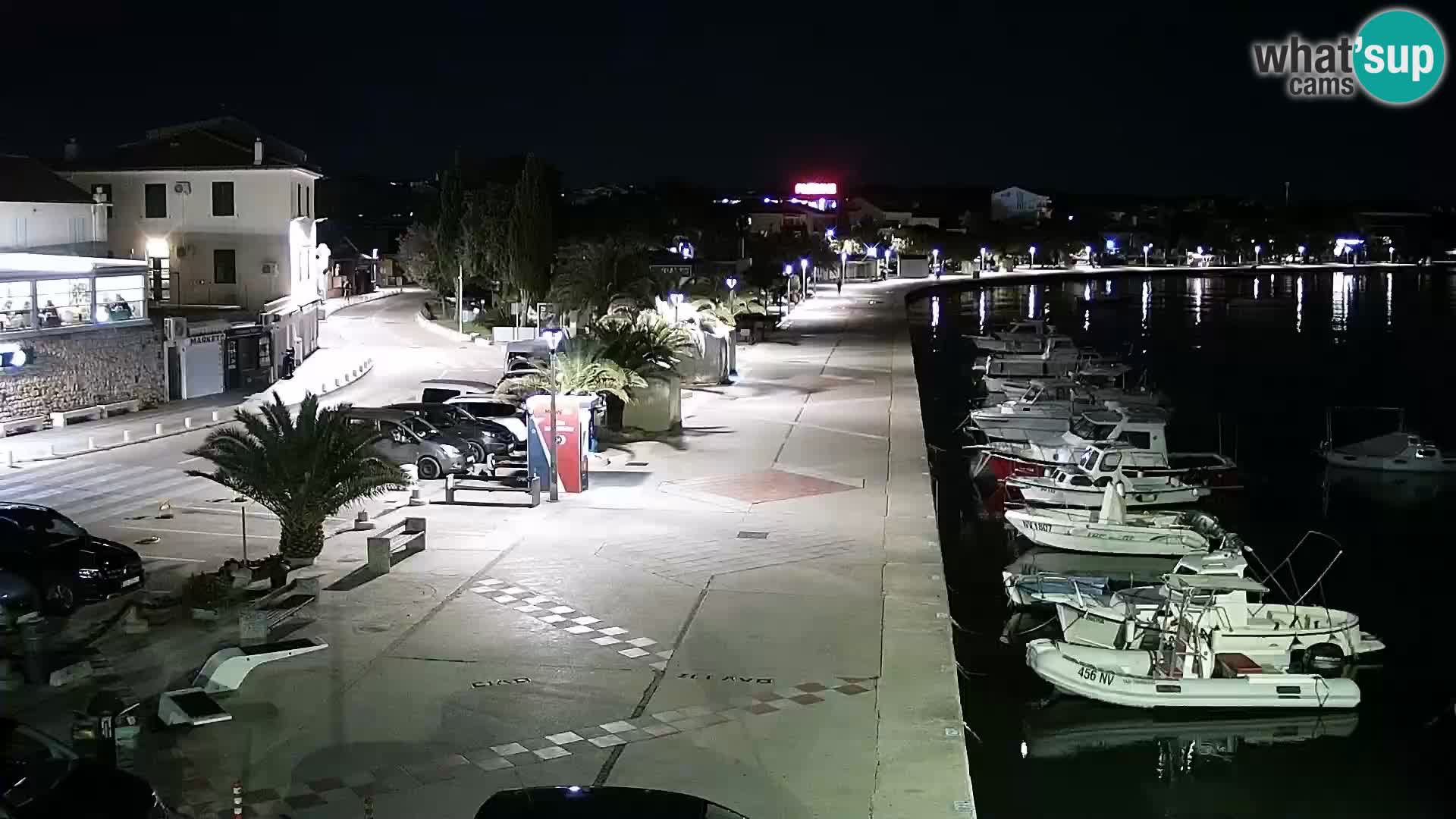 Livecam Promenade a Novalja