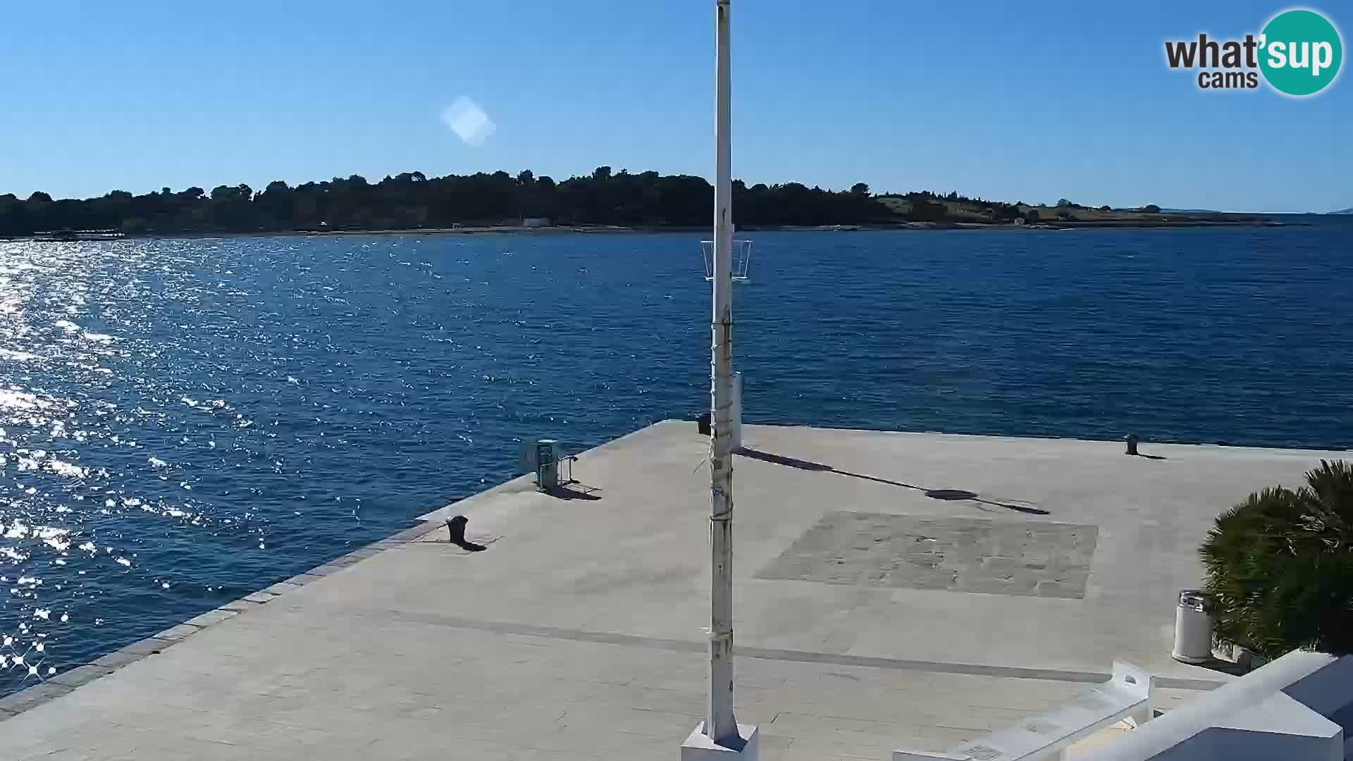 Webcam Novalja seaside promenade
