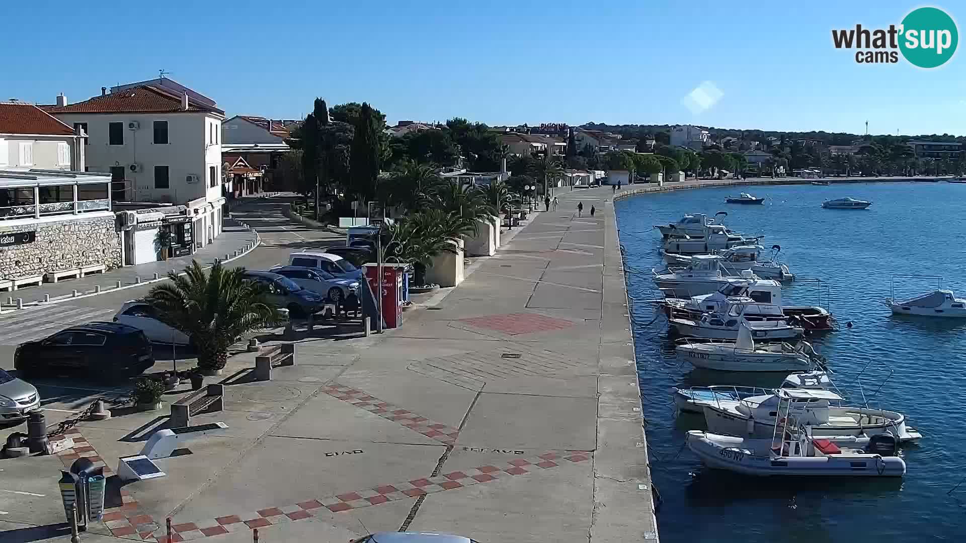Livecam Promenade a Novalja