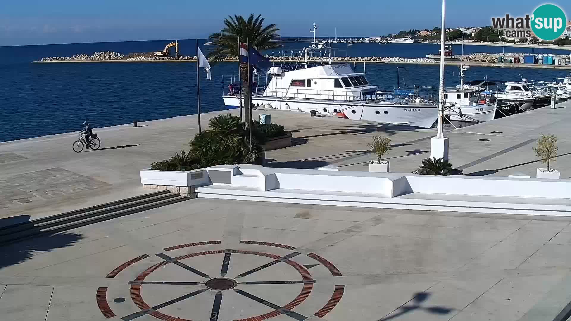 Novalja Livecam promenade
