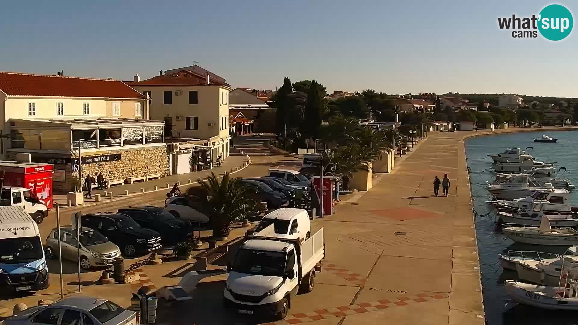 Novalja Livecam promenade