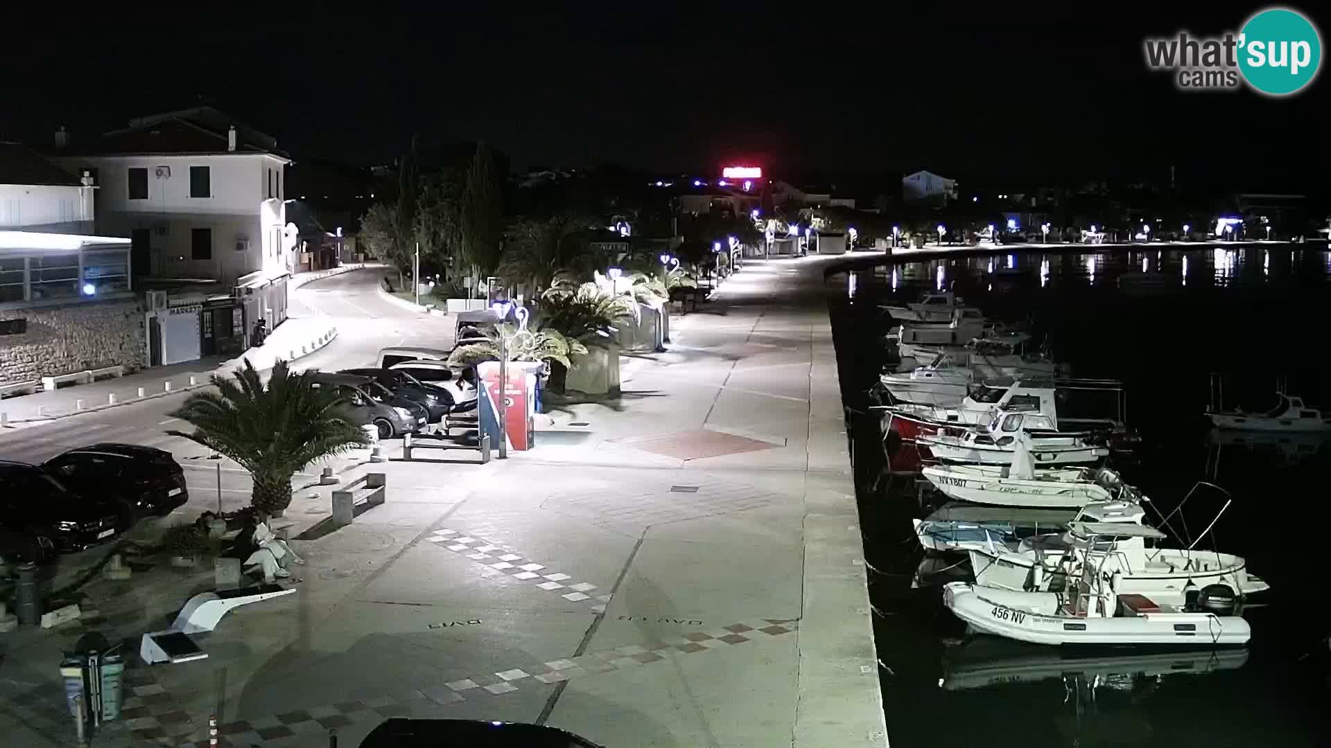 Livecam Promenade a Novalja