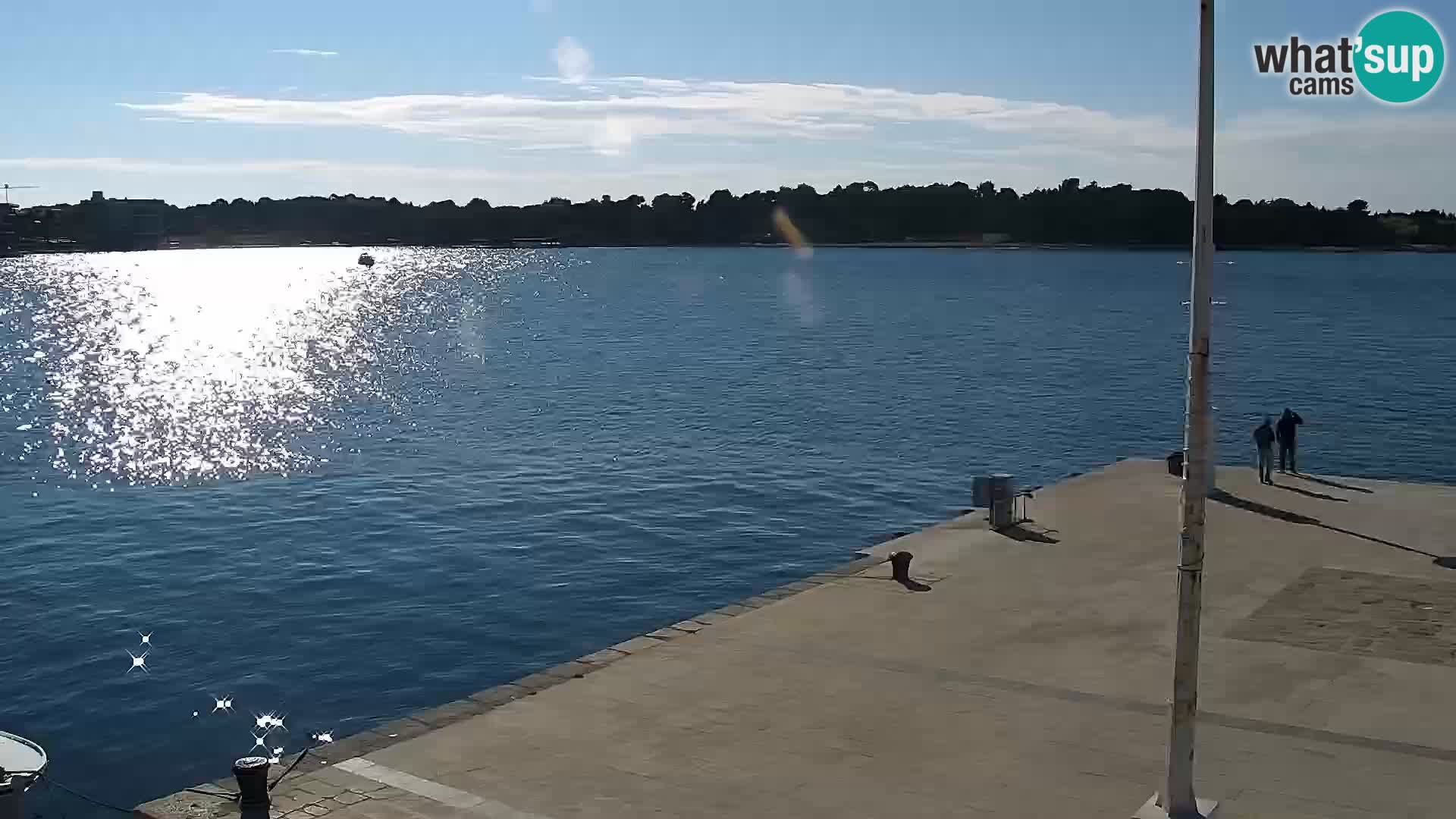 Webcam Novalja seaside promenade