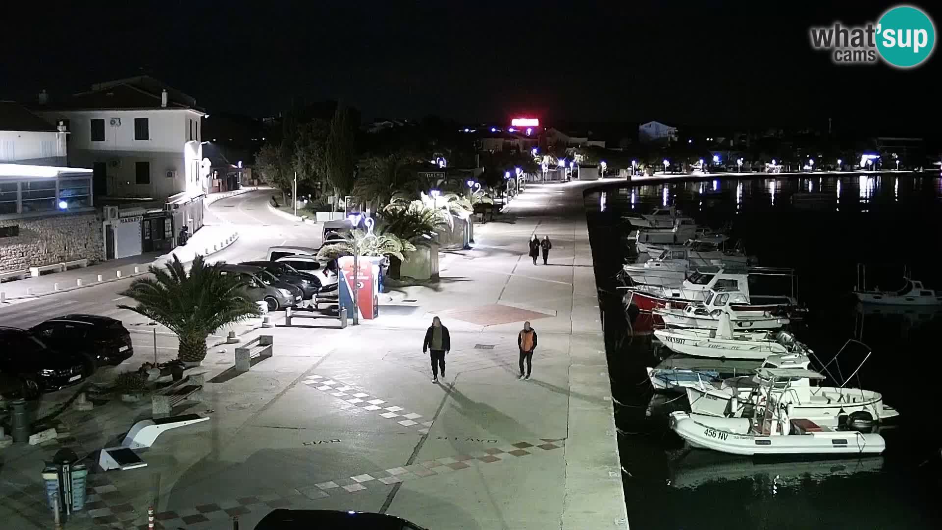 Novalja Livecam promenade
