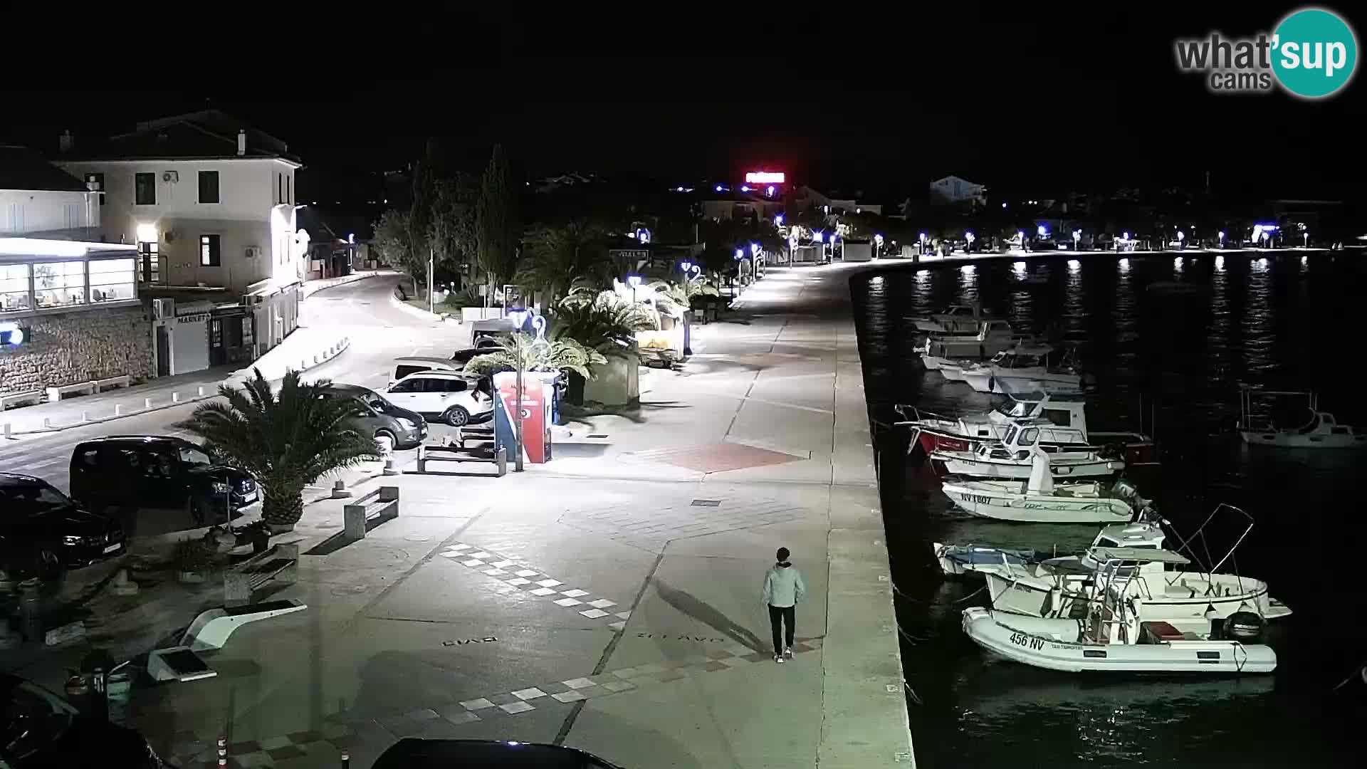 Novalja Livecam promenade